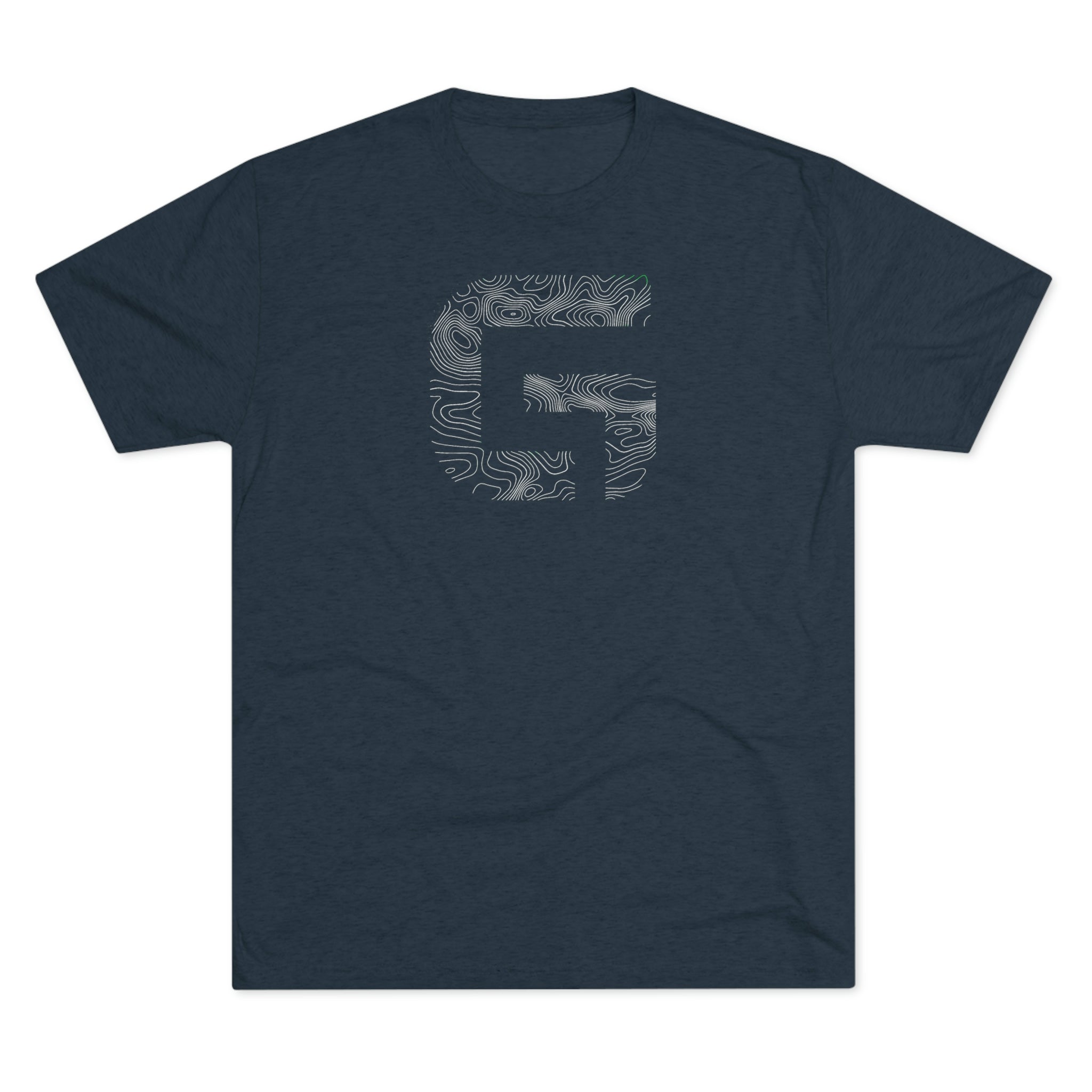 G Logo Topo Tri-Blend Crew Tee – Greenseekers