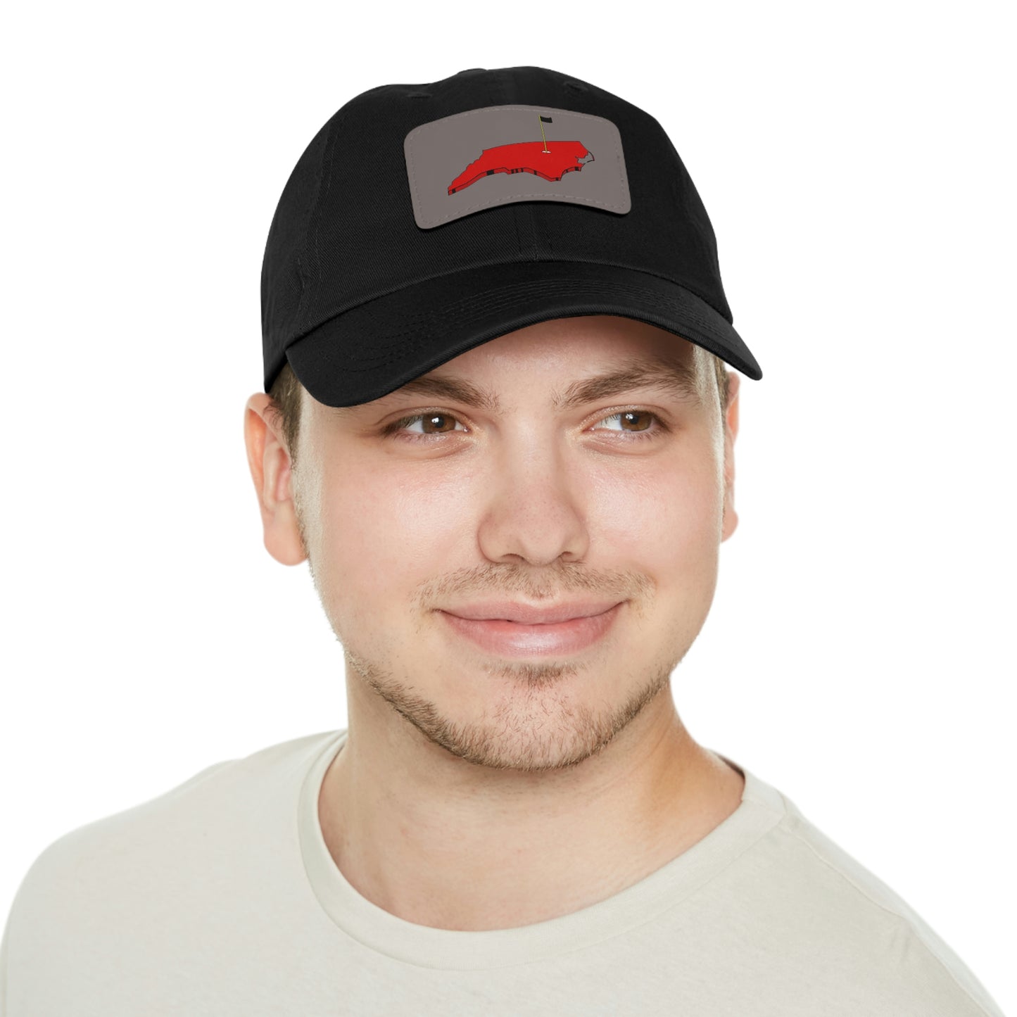Wolf Pack Dad Hat with Leather Patch