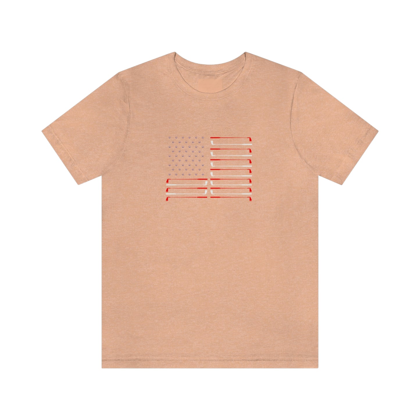 US Flag Unisex Jersey Short Sleeve Tee