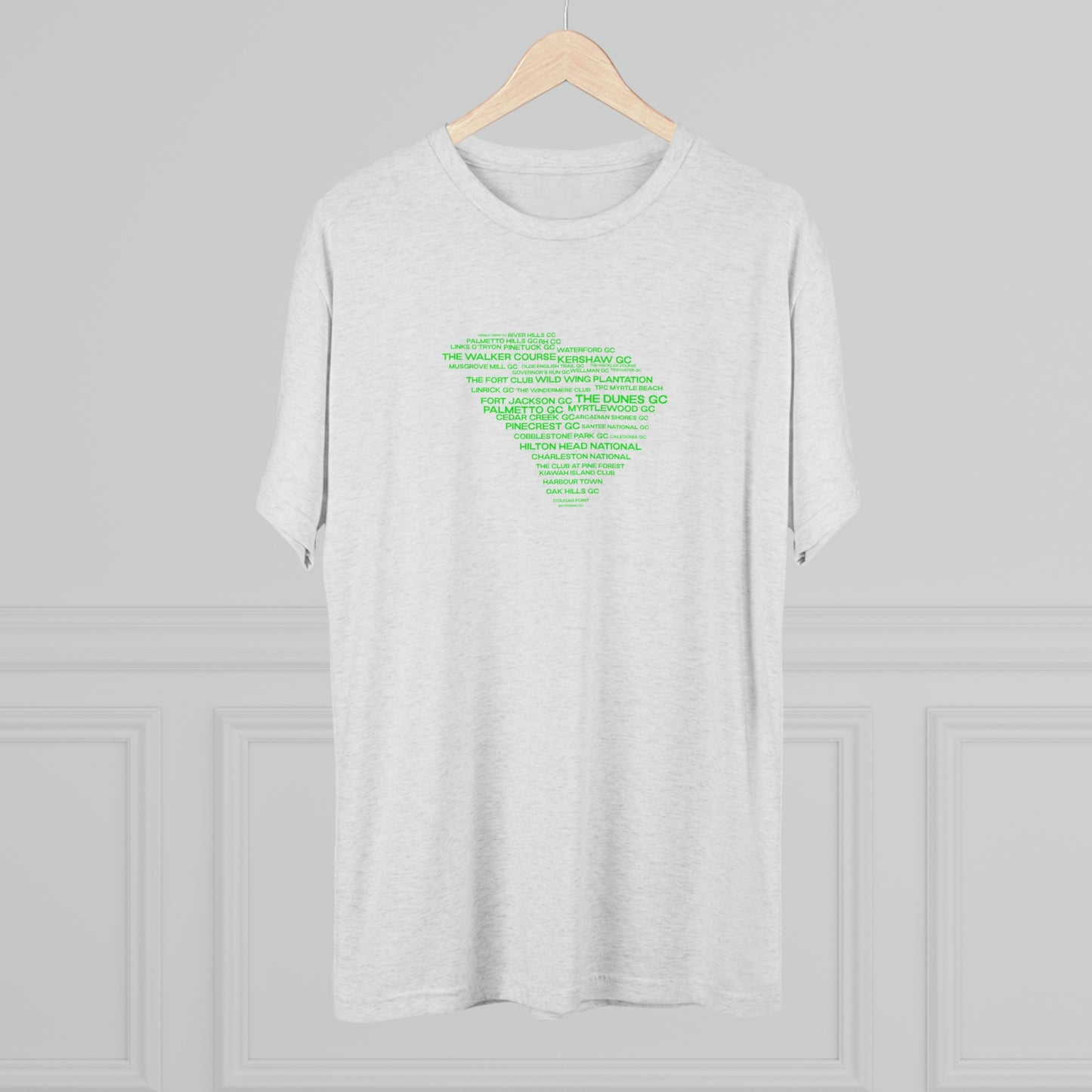 SC Courses Unisex Tri-Blend Crew Tee
