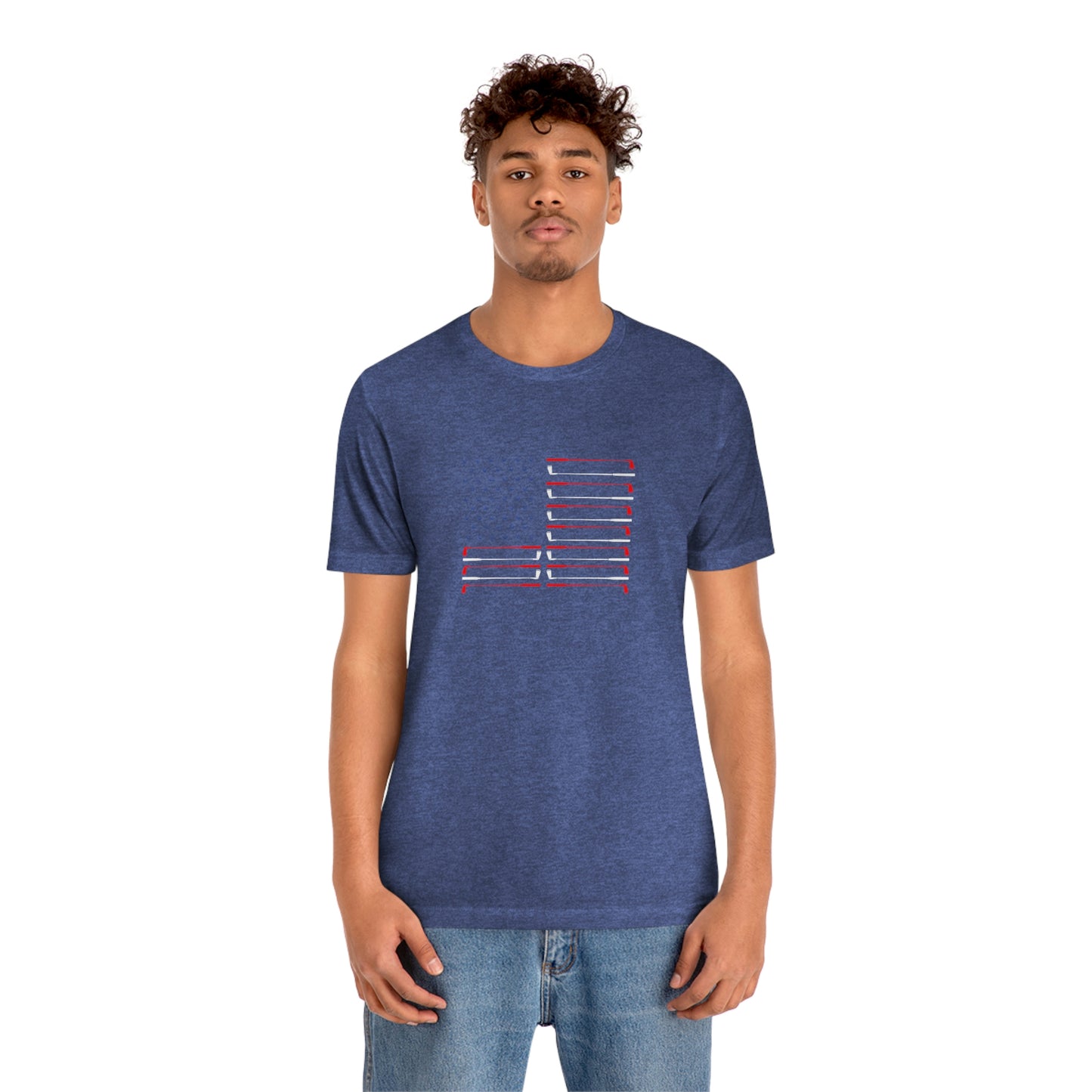 US Flag Unisex Jersey Short Sleeve Tee