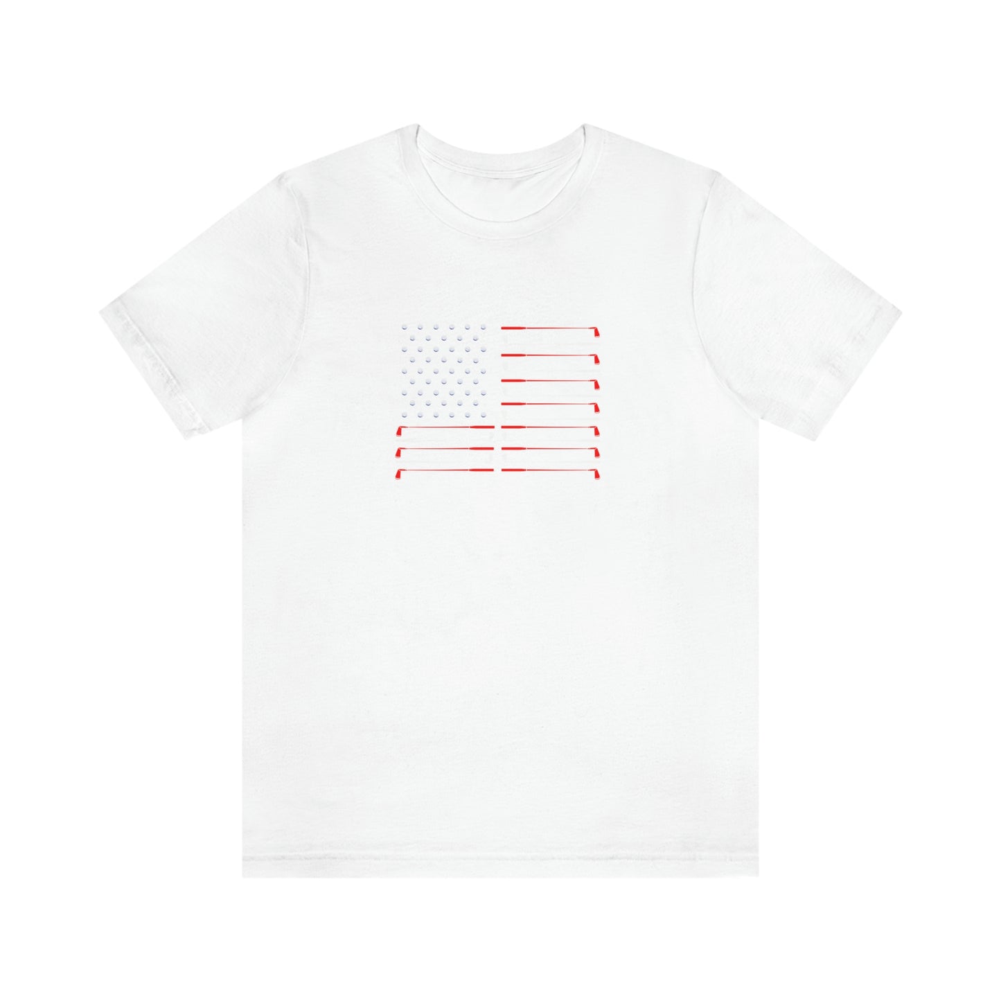 US Flag Unisex Jersey Short Sleeve Tee