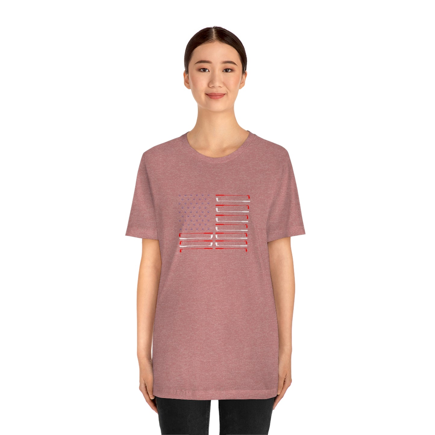 US Flag Unisex Jersey Short Sleeve Tee