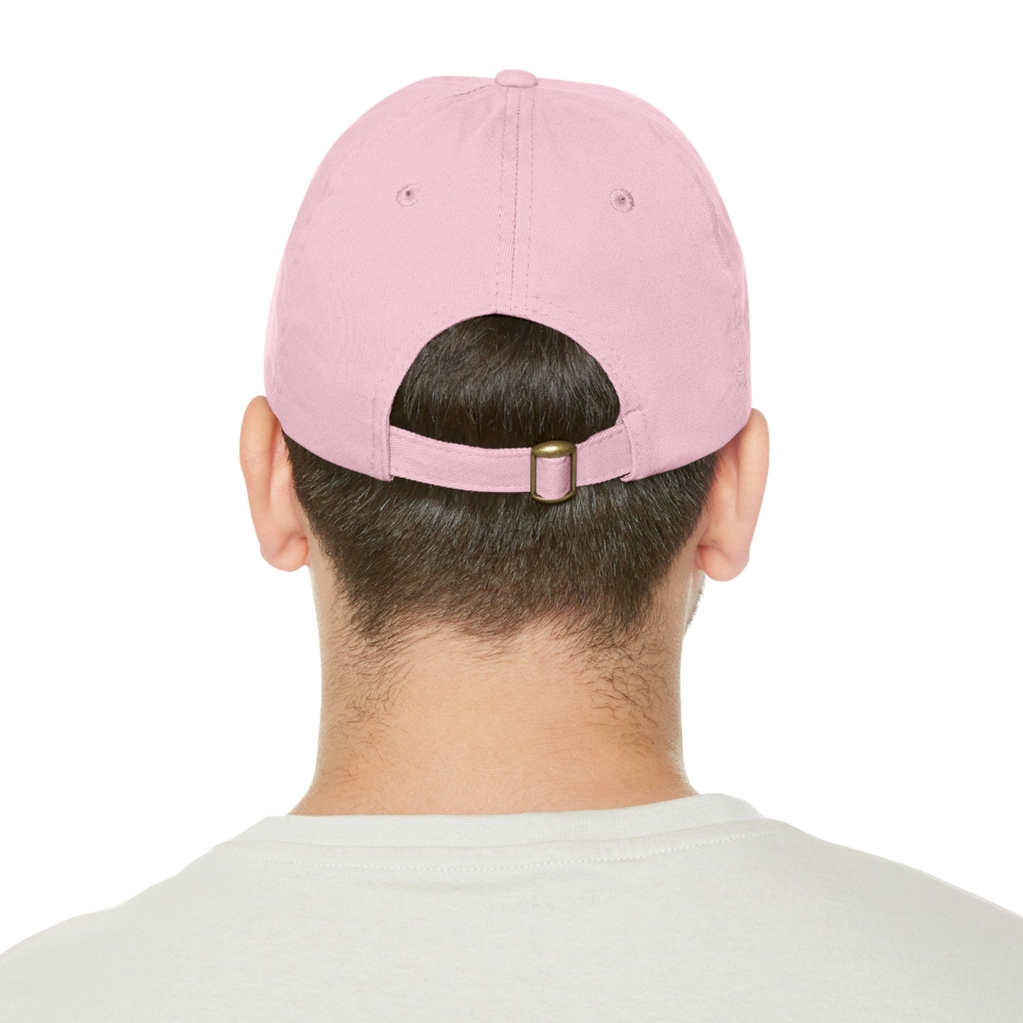 American Flag Dad Hat with Leather Patch