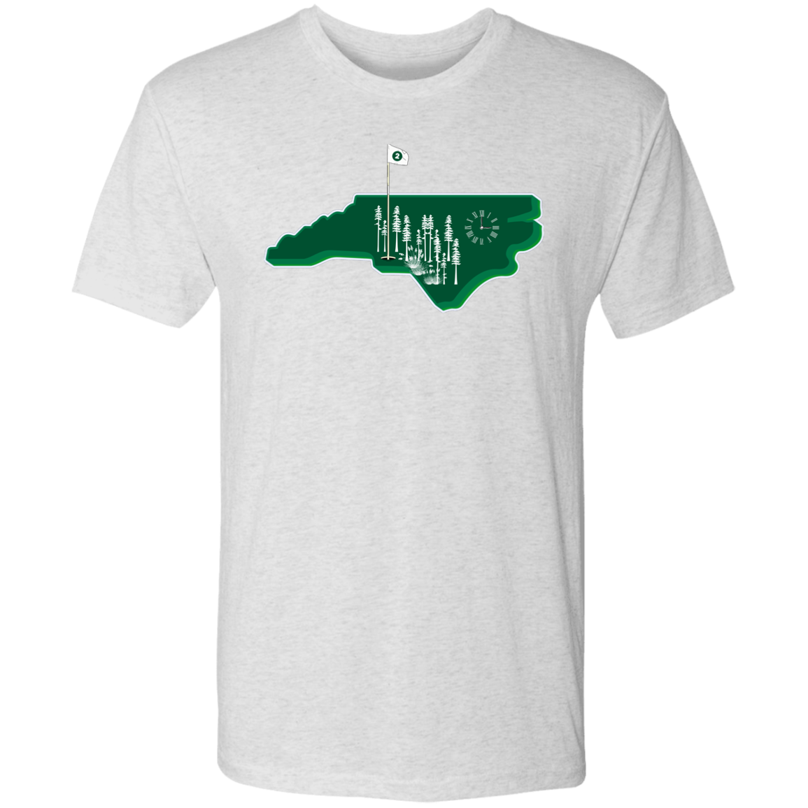 NC Golf Cradle Men's Triblend T-Shirt