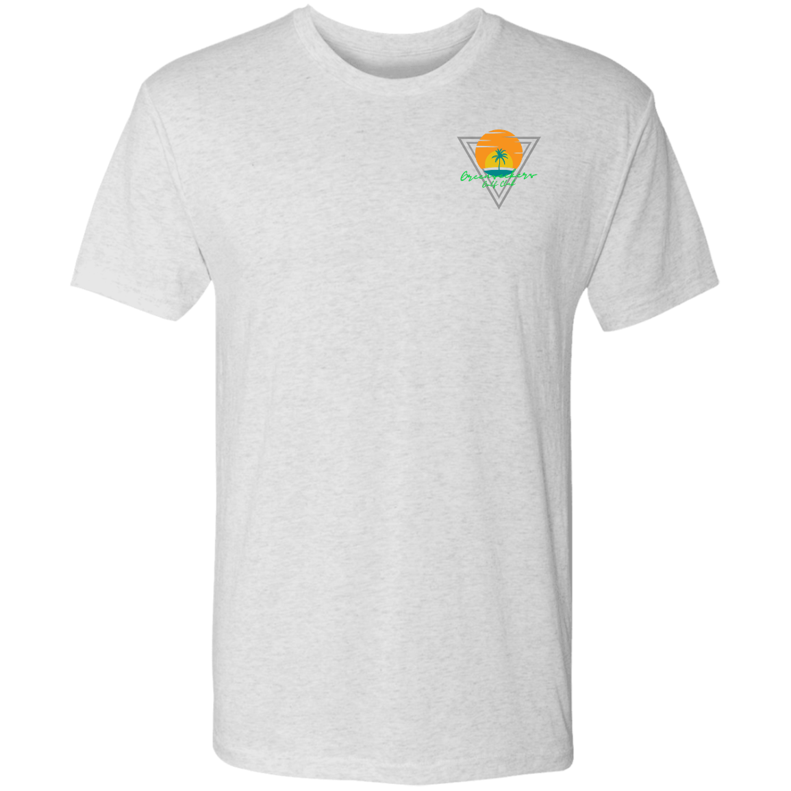 Beach Golf Men's Triblend T-Shirt