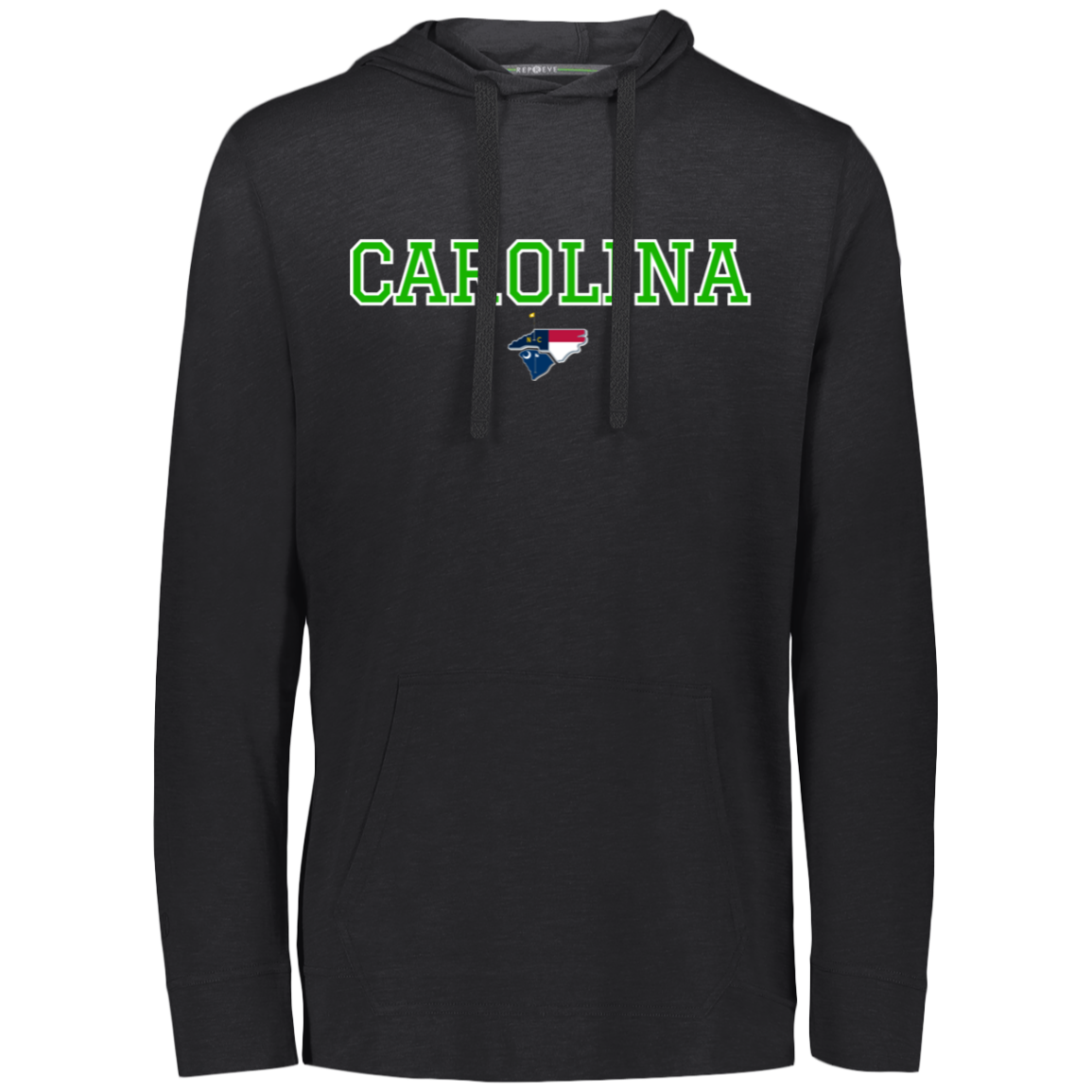 Carolina Block Eco Triblend T-Shirt Hoodie