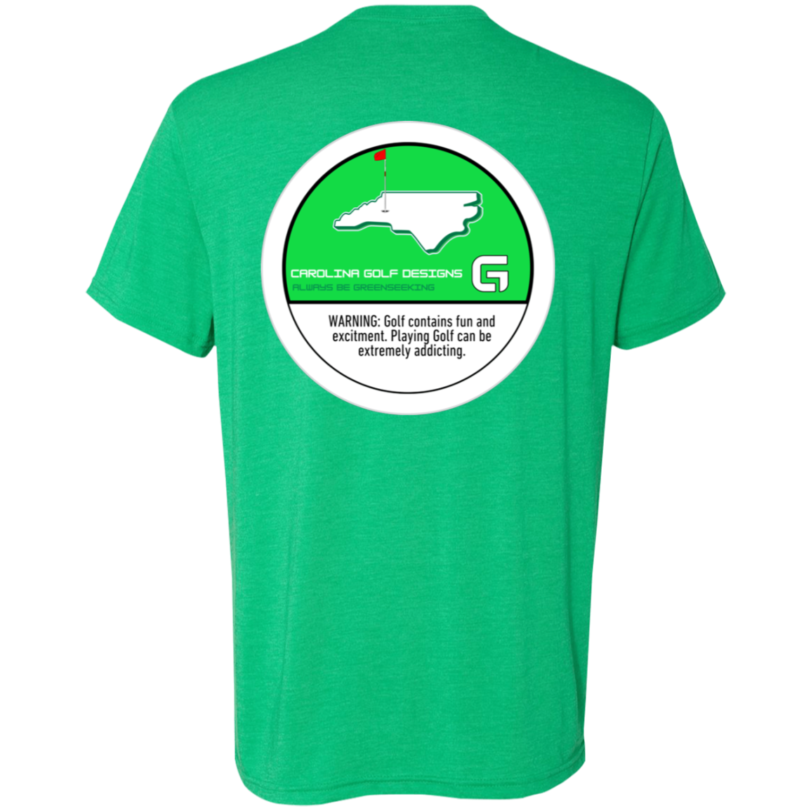 Golf Addiction Triblend T-Shirt