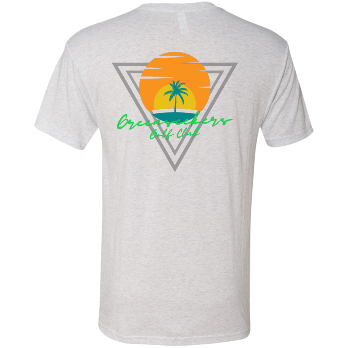 Beach Golf Men's Triblend T-Shirt