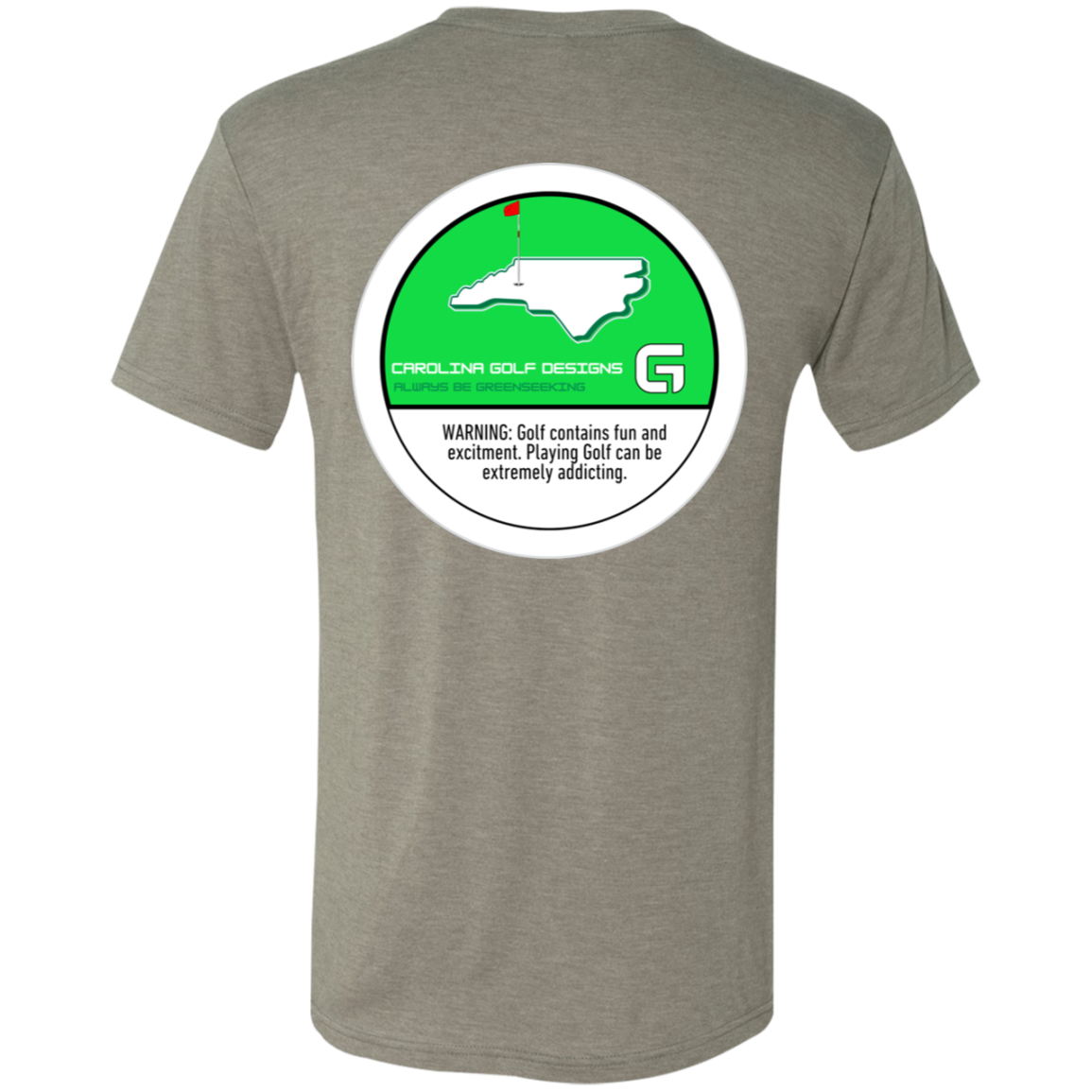 Golf Addiction Triblend T-Shirt