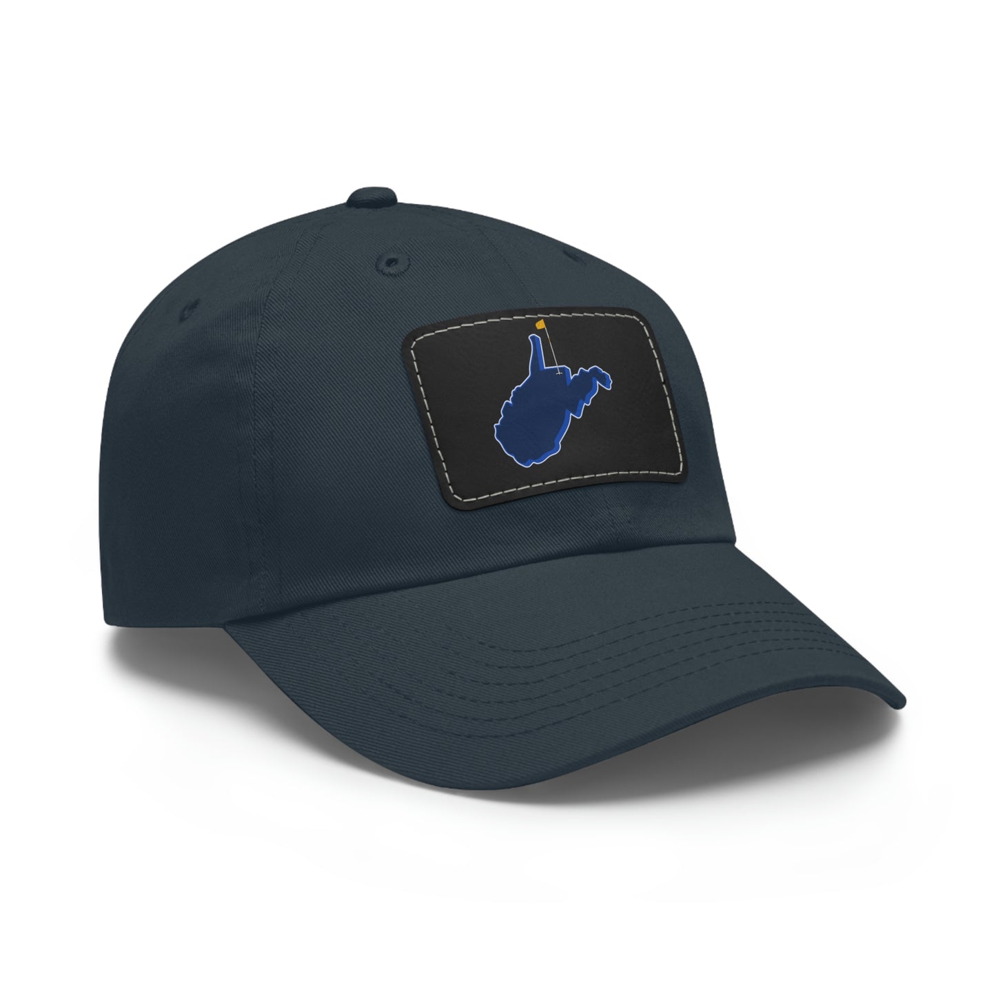 Country Roads Dad Hat with Leather Patch