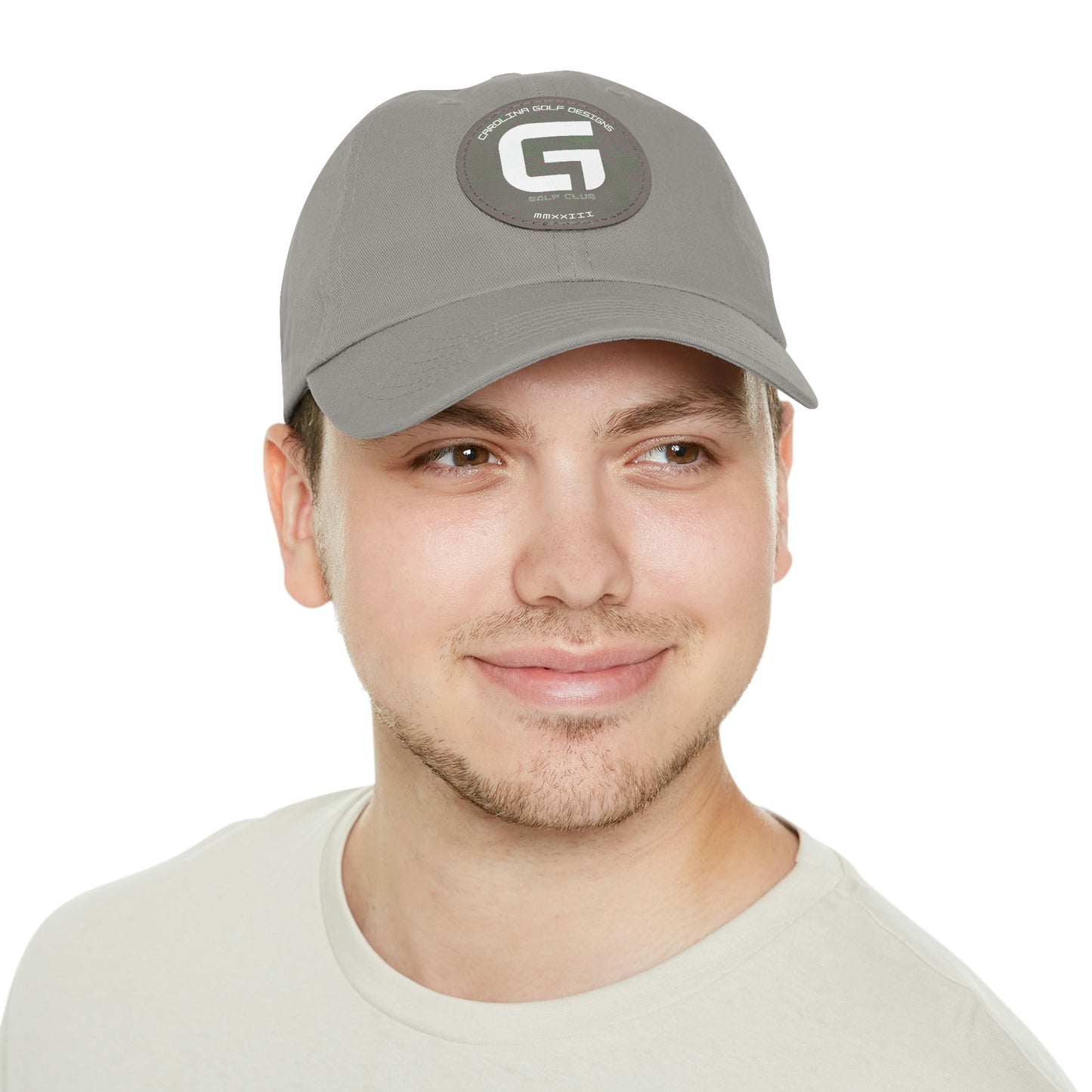 G Logo hat with Leather Patch (Round)