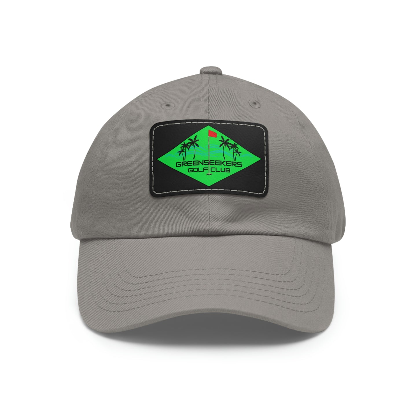 Greenseekers Beach Dad Hat with Leather Patch