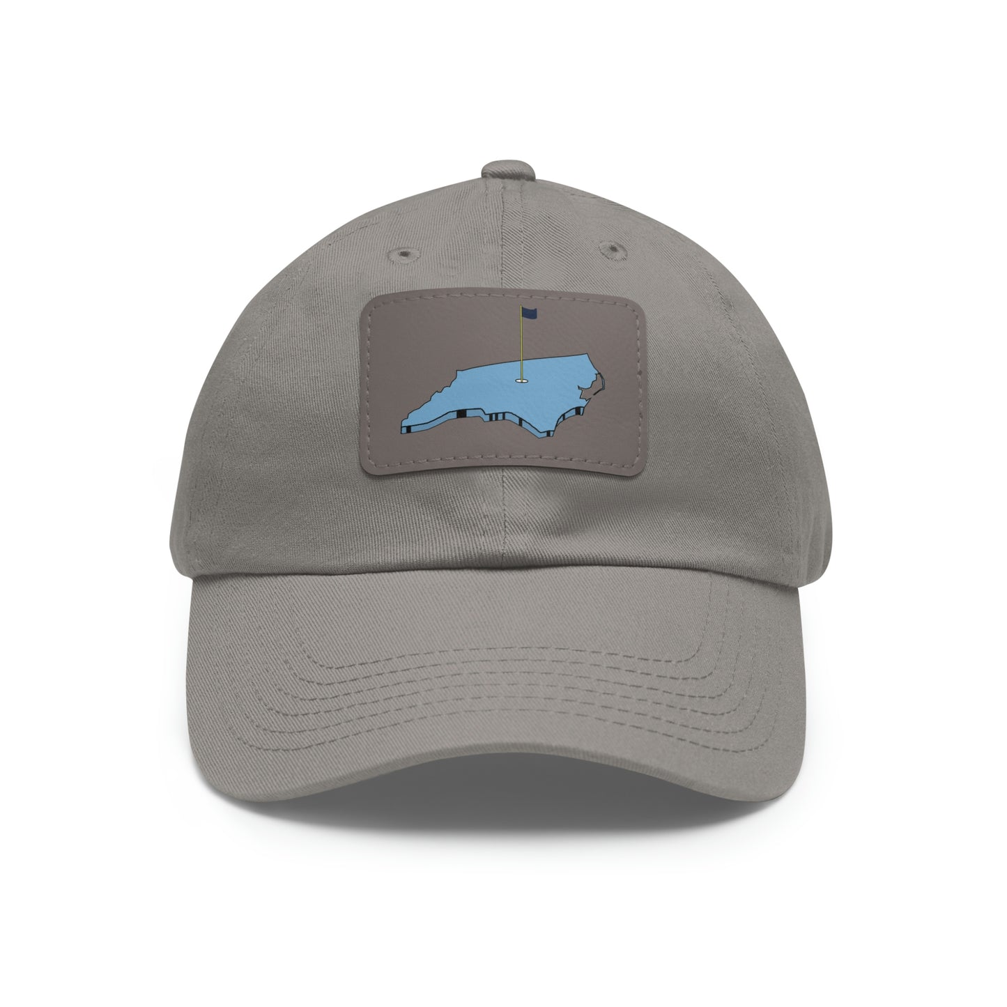 Heels Dad Hat with Leather Patch