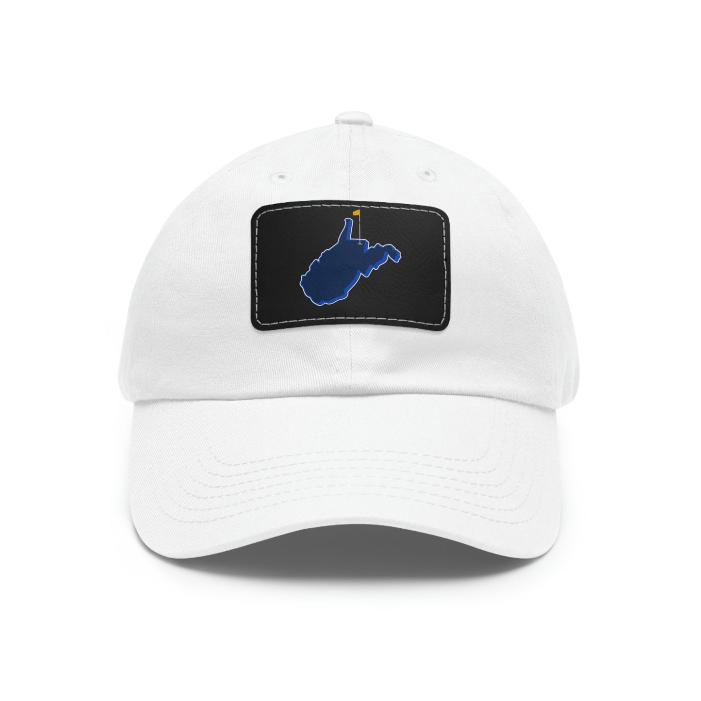 Country Roads Dad Hat with Leather Patch