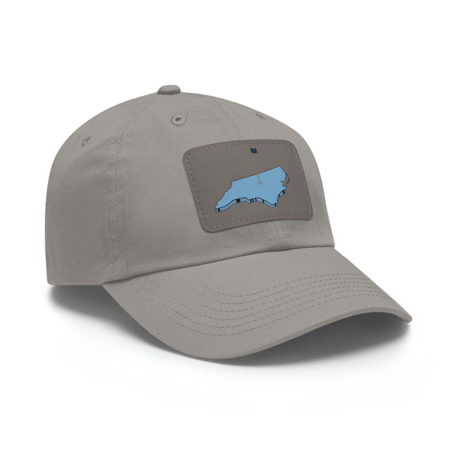 Heels Dad Hat with Leather Patch