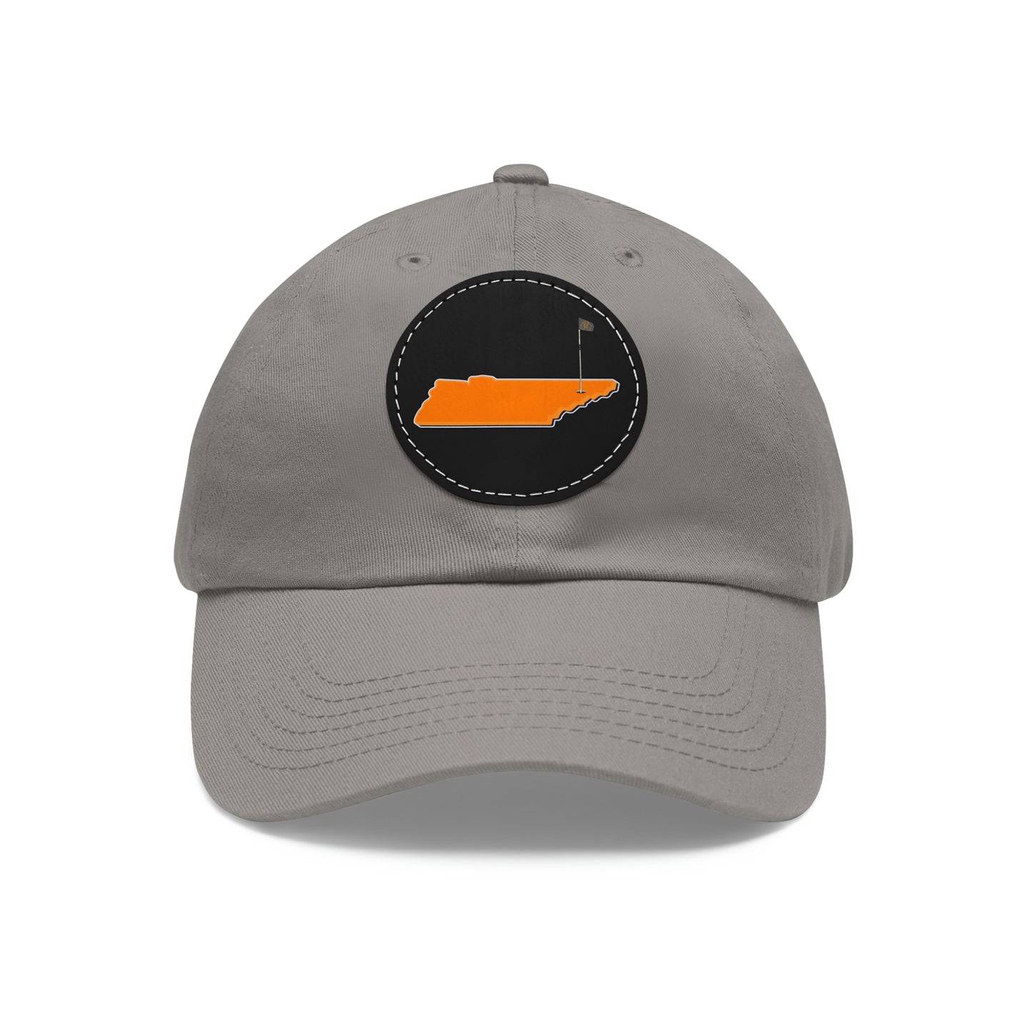 Rocky Top Hat with Leather Patch (Round)