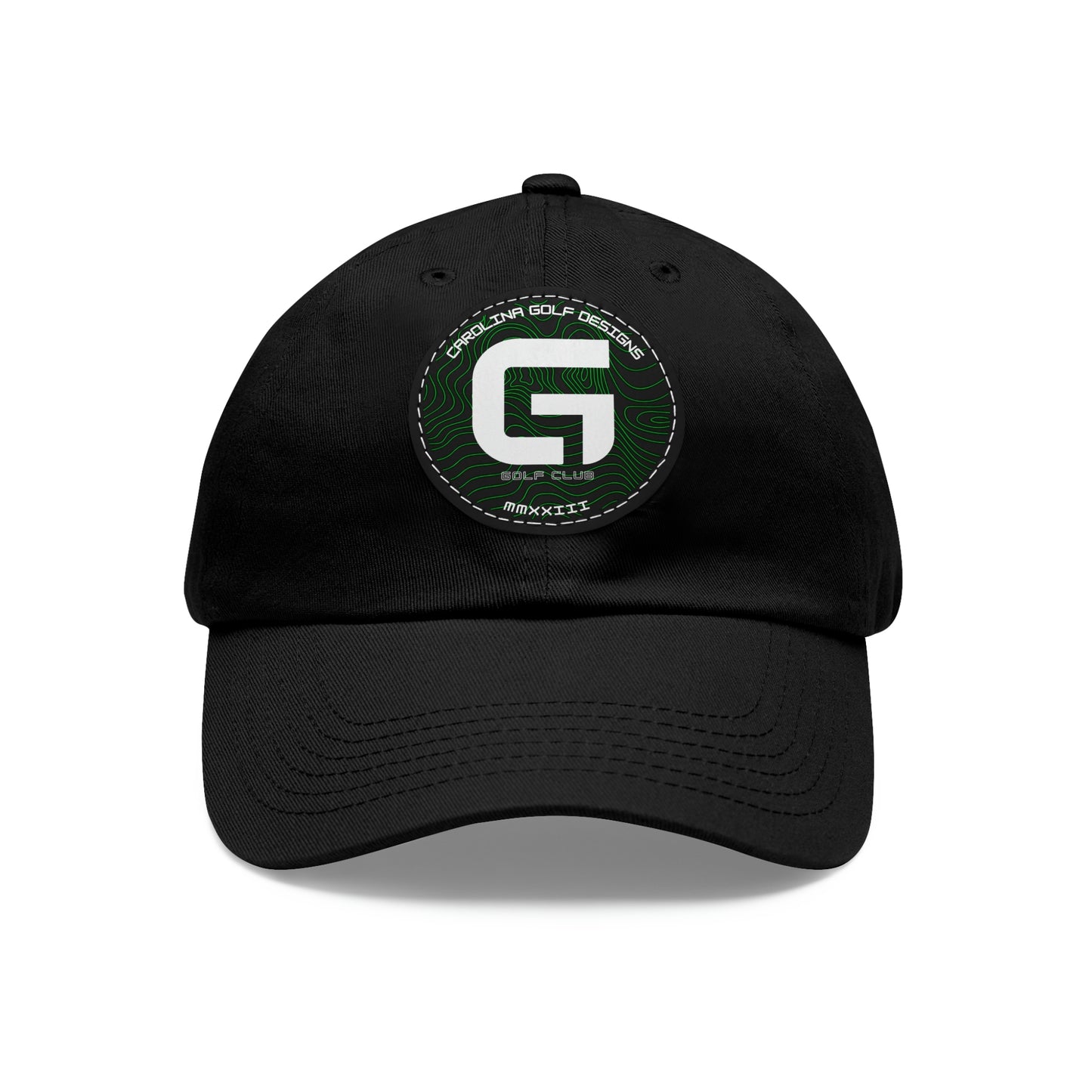 G Logo hat with Leather Patch (Round)