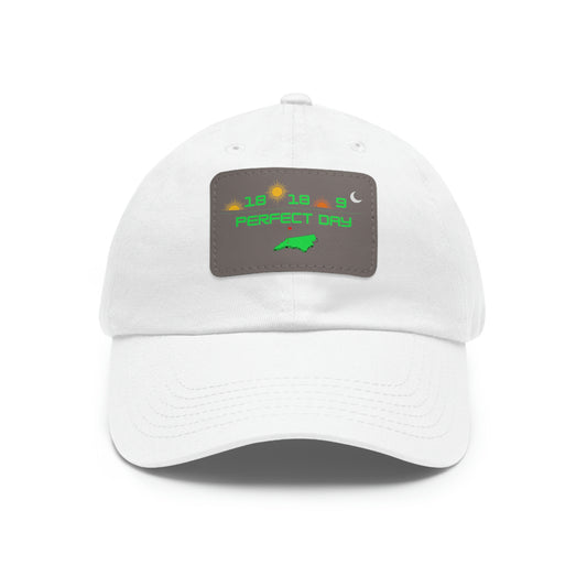 Perfect Day Dad Hat with Leather Patch