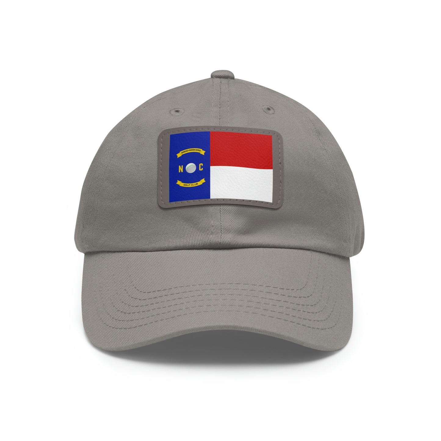 NC Flag Hat with Leather Patch