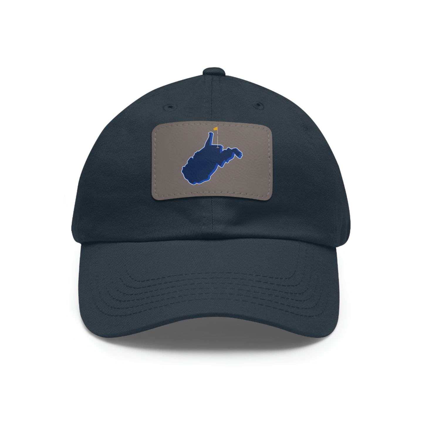 Country Roads Dad Hat with Leather Patch