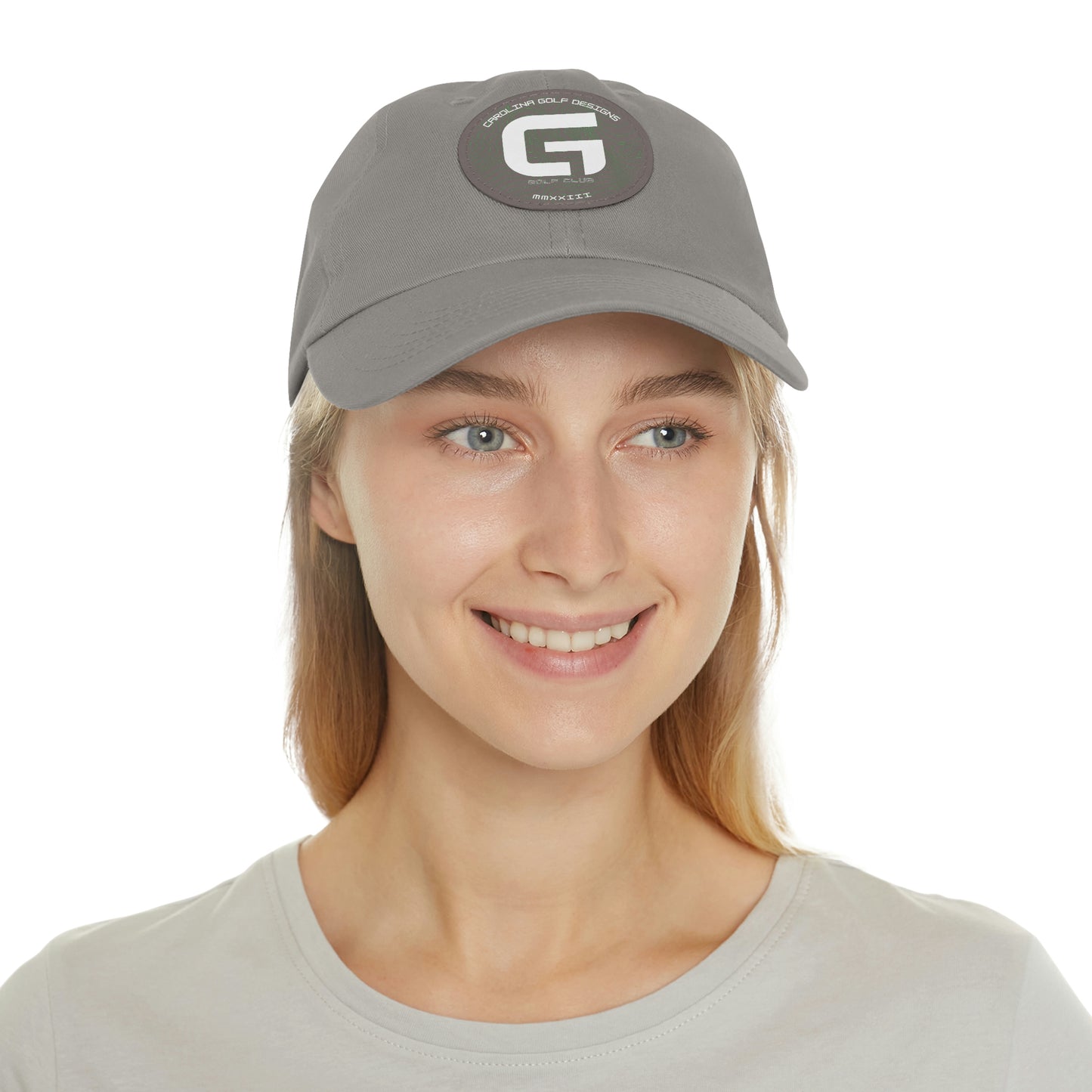 G Logo hat with Leather Patch (Round)