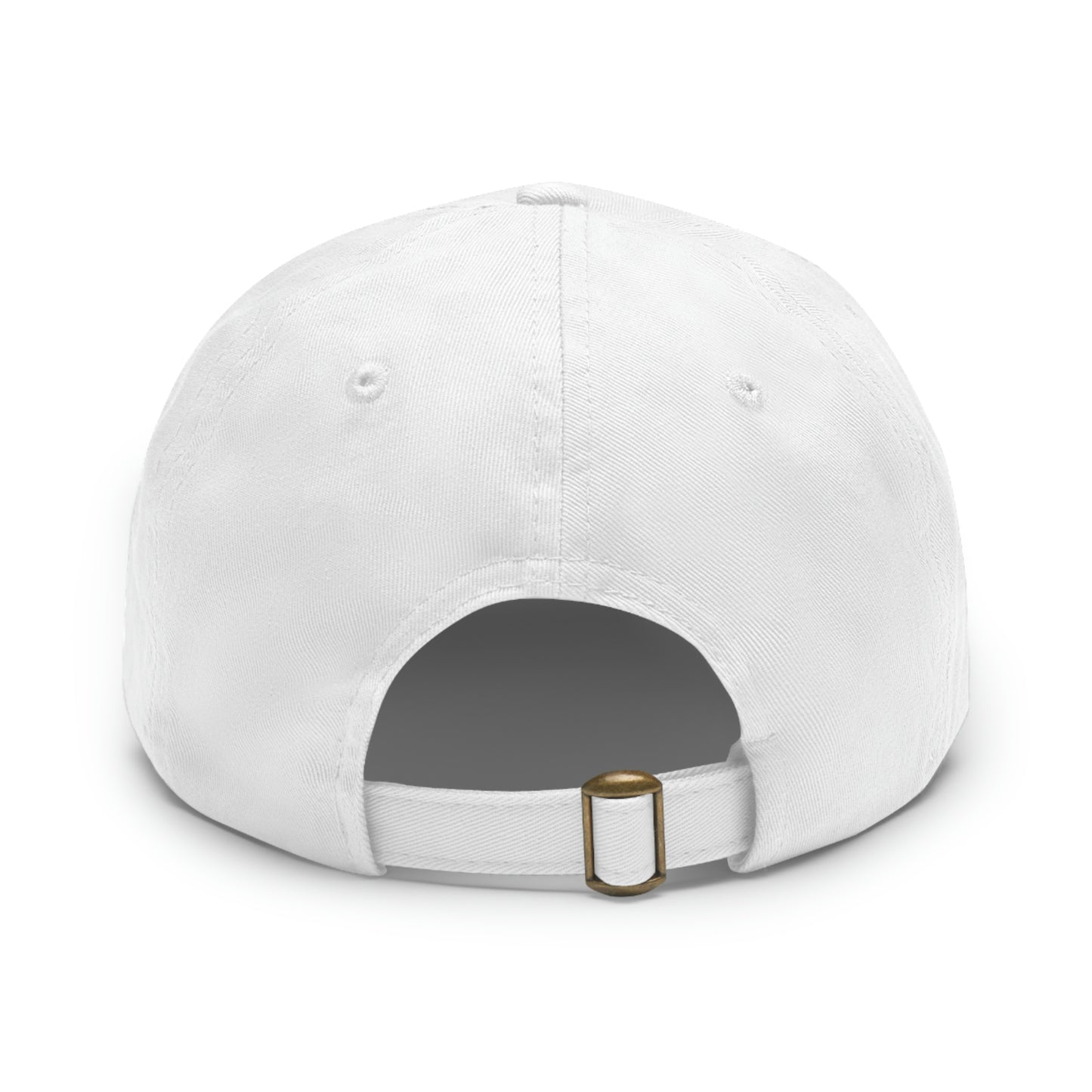 Golf Hat with Leather Patch (Round)