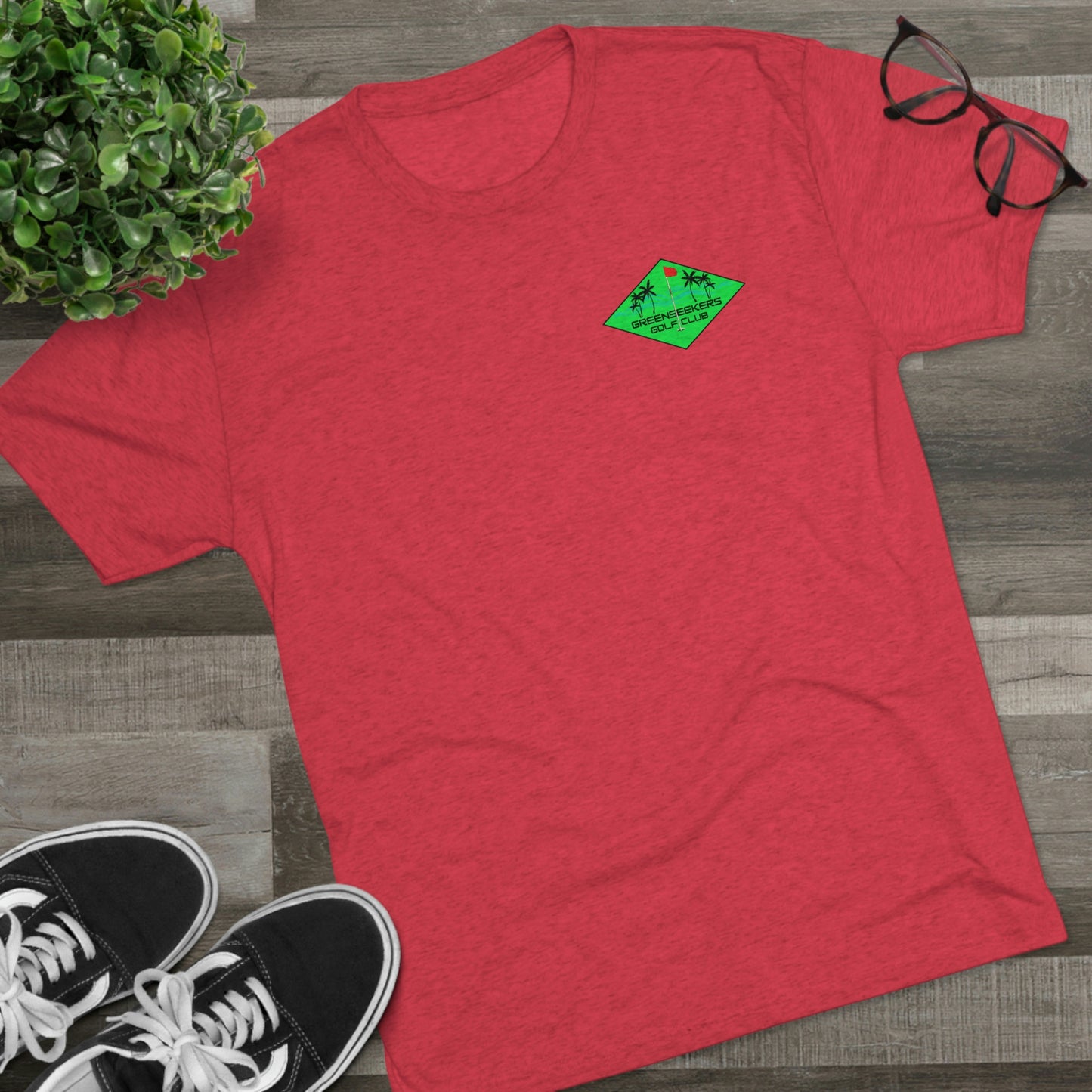 Greenseekers Beach Chest Unisex Tri-Blend Crew Tee