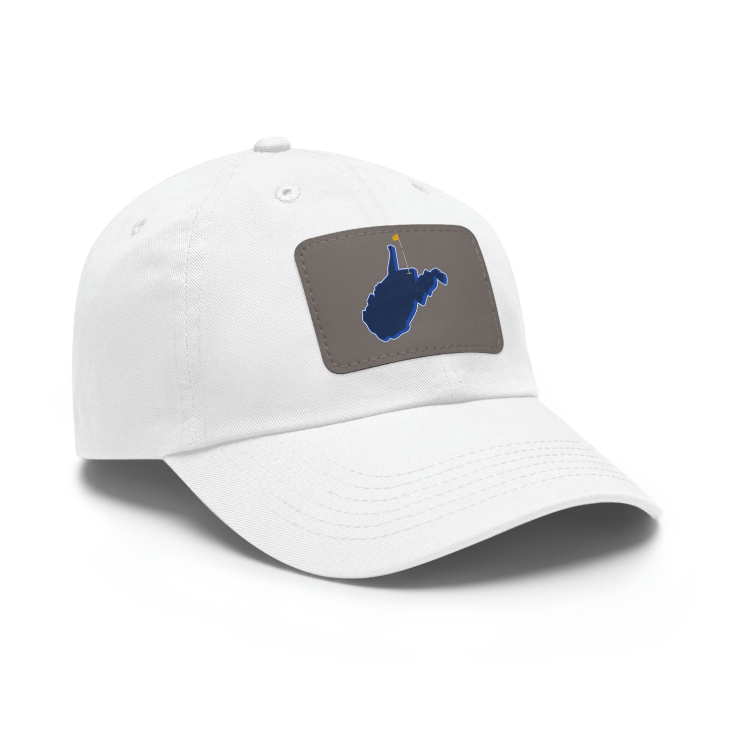 Country Roads Dad Hat with Leather Patch