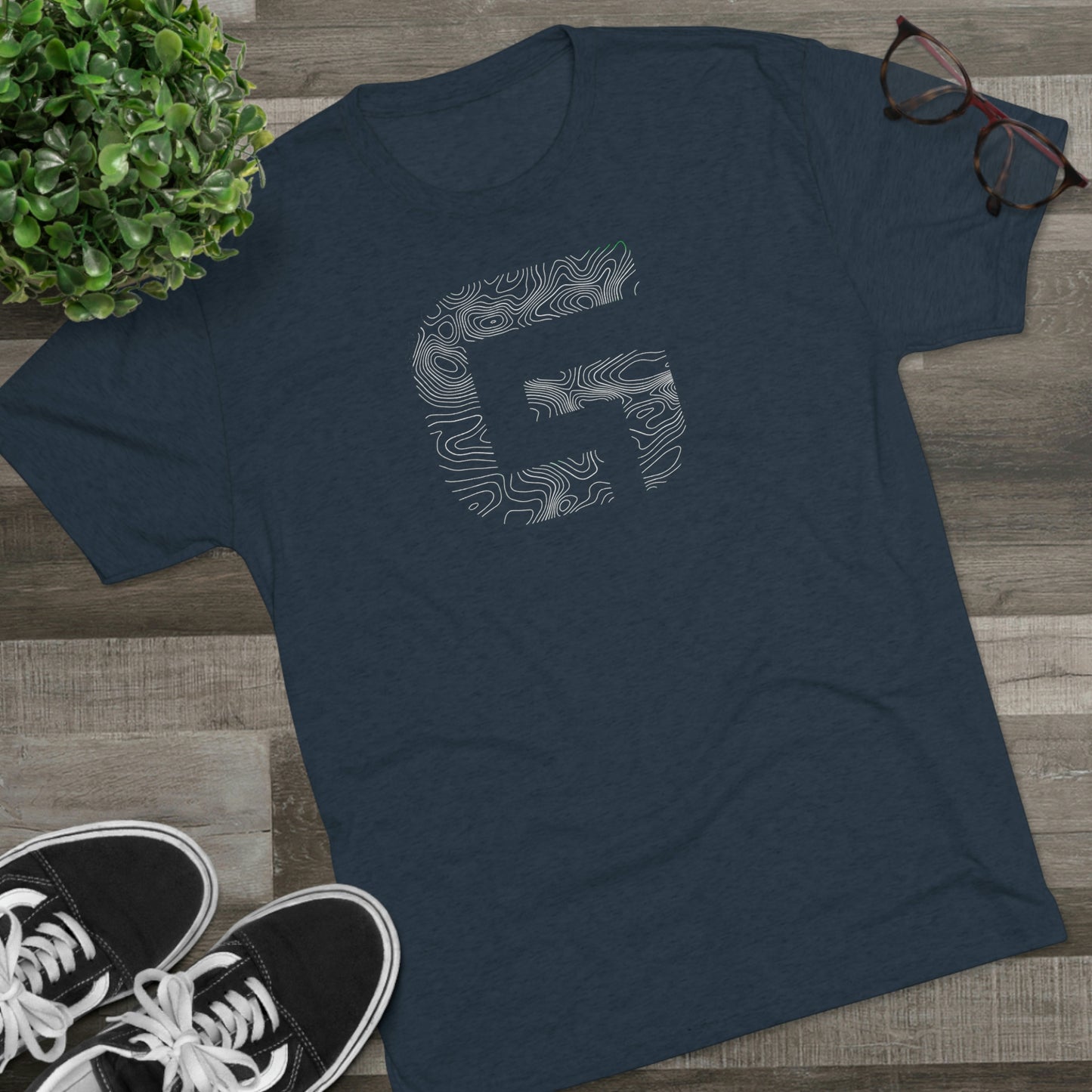 G Logo Topo Tri-Blend Crew Tee