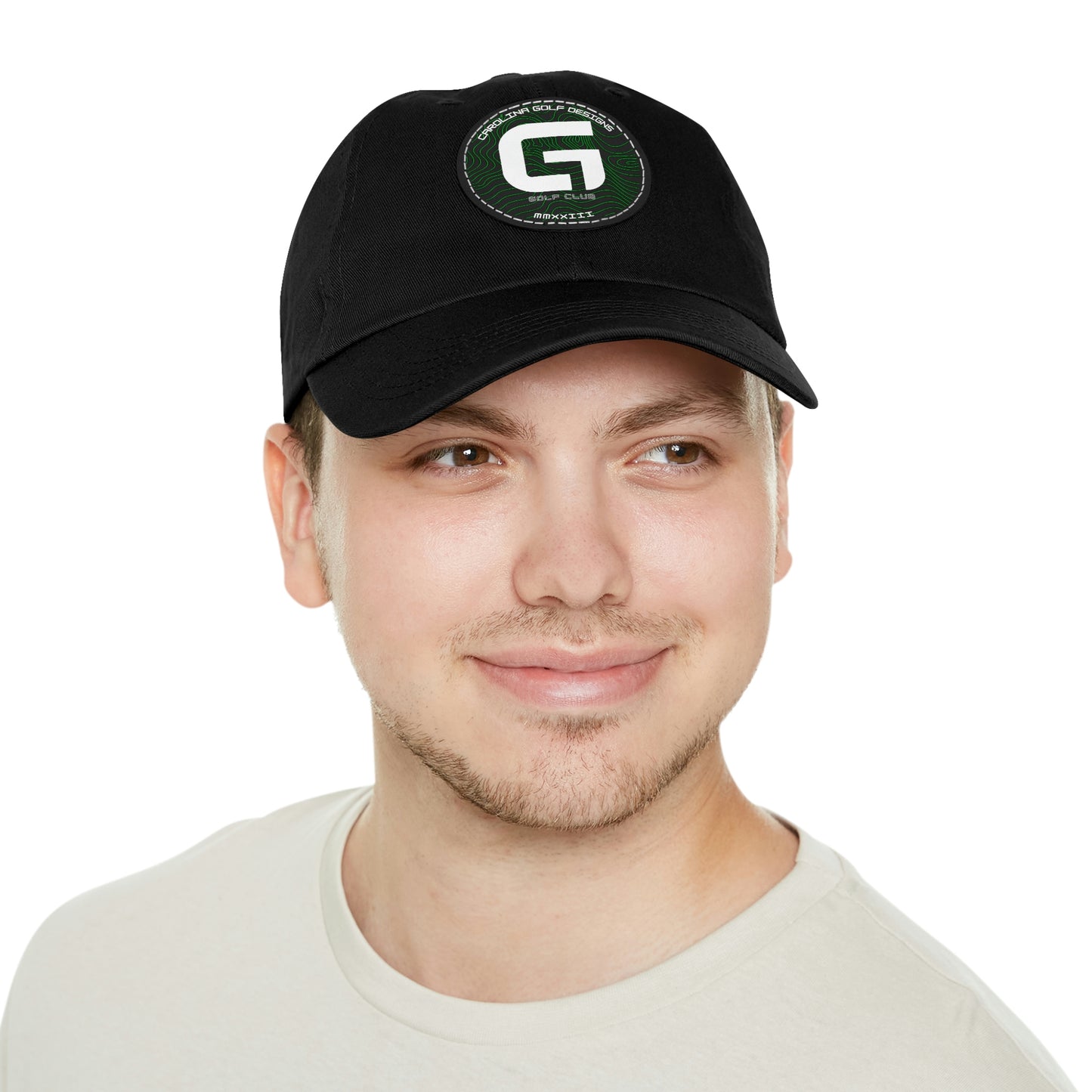 G Logo hat with Leather Patch (Round)