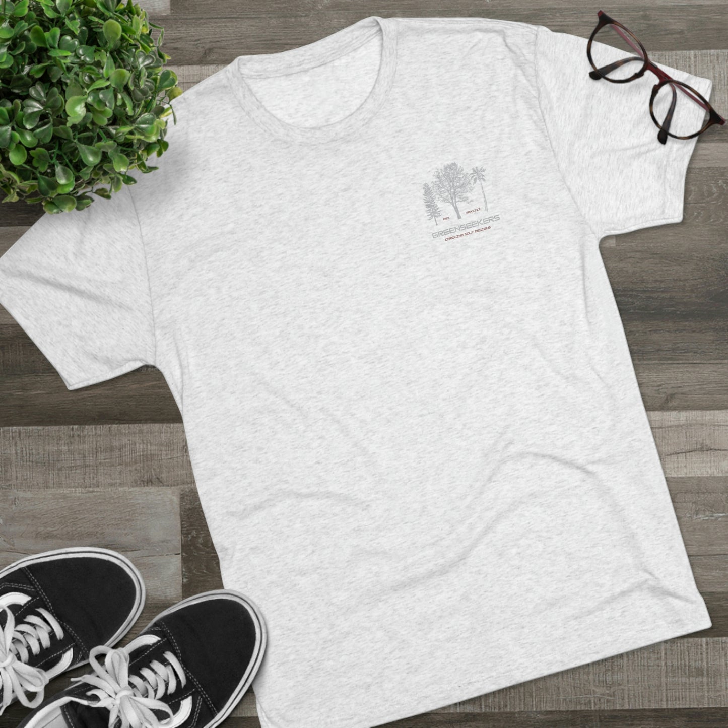 Carolina Arbor Tri-Blend Crew Tee