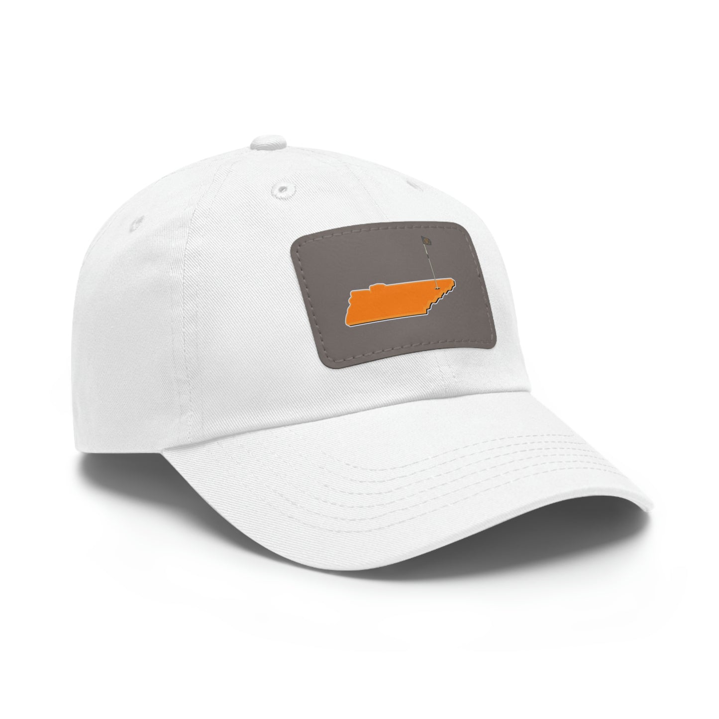 Rocky Top Hat with Leather Patch (Rectangle)