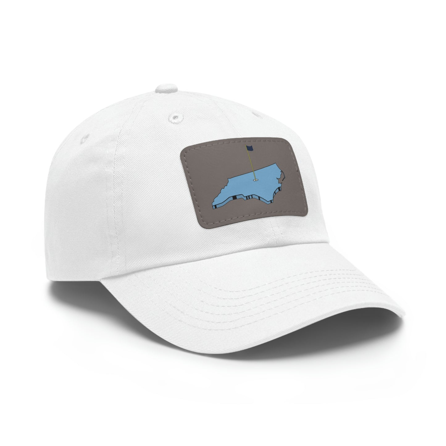 Heels Dad Hat with Leather Patch