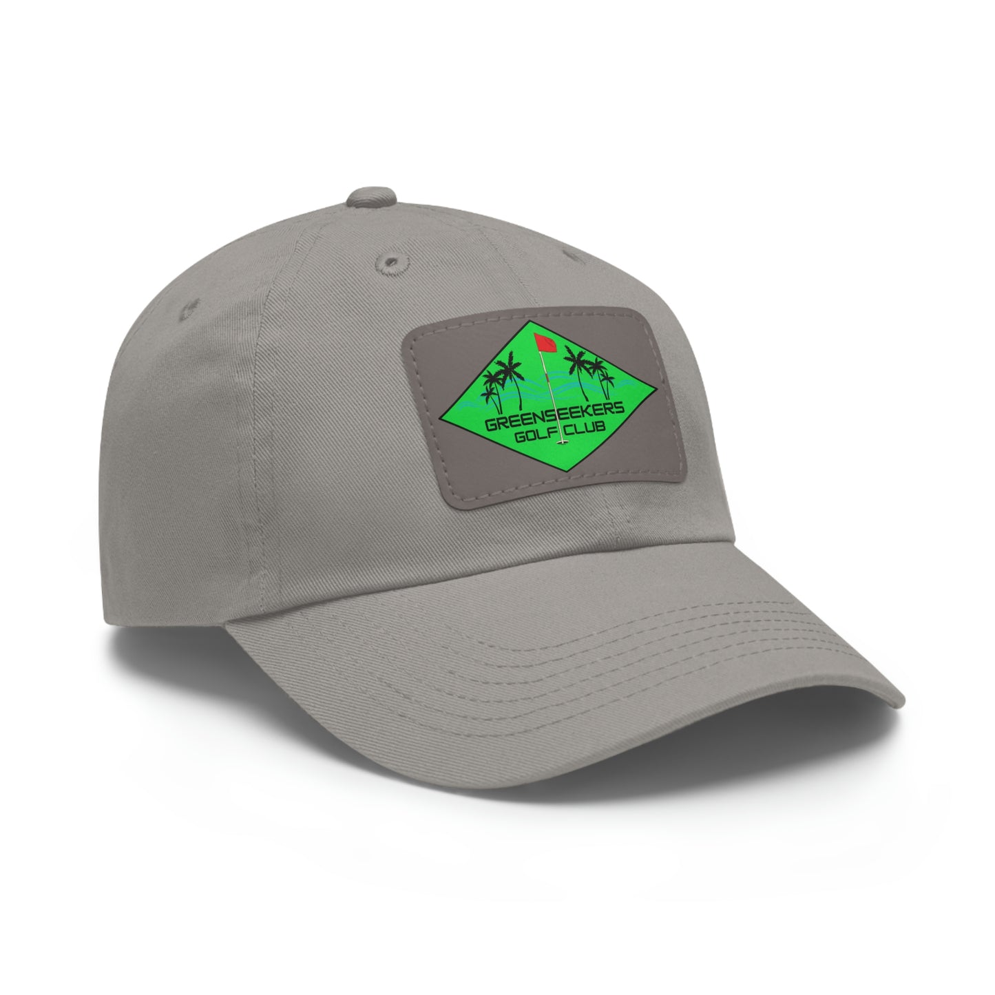 Greenseekers Beach Dad Hat with Leather Patch