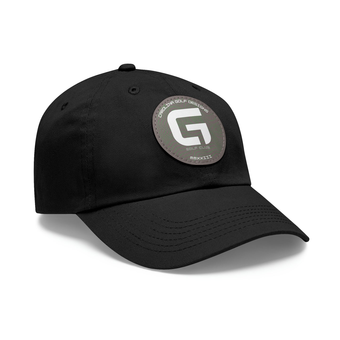 G Logo hat with Leather Patch (Round)