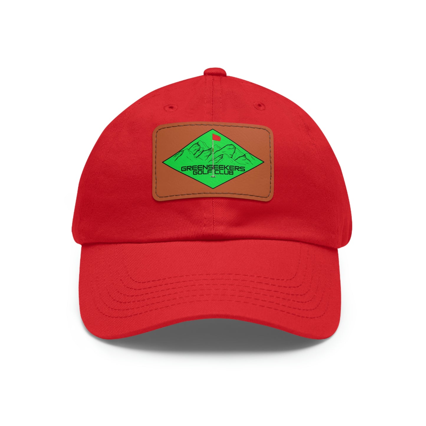 Greenseekers Mountain Dad Hat with Leather Patch