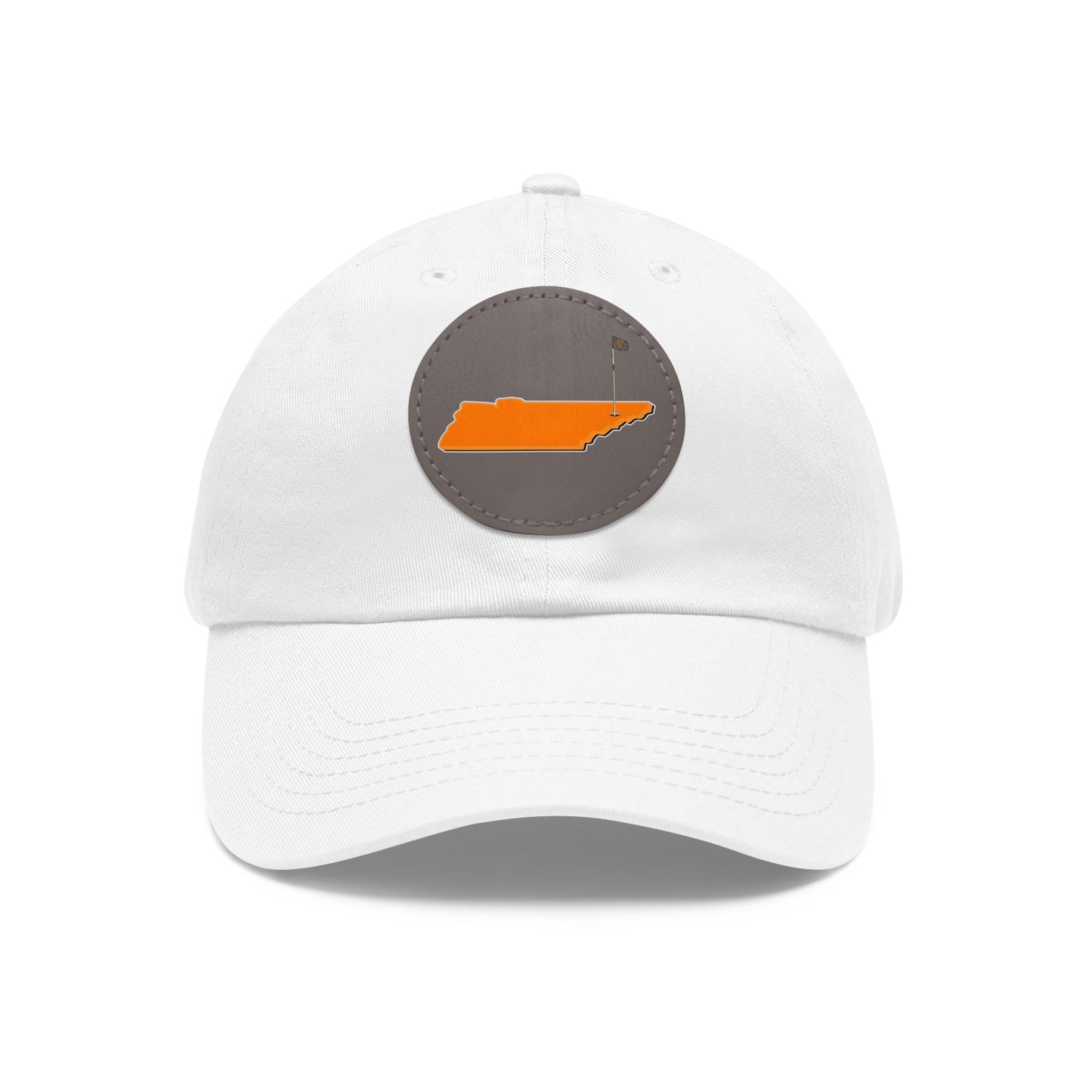 Rocky Top Hat with Leather Patch (Round)