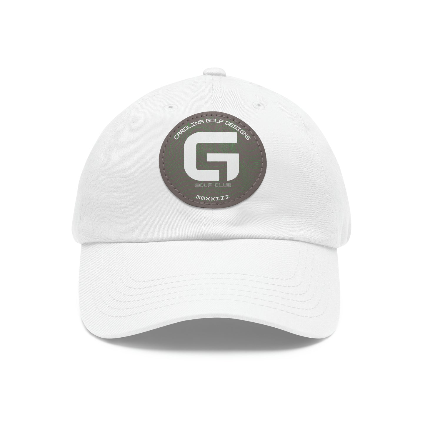 G Logo hat with Leather Patch (Round)