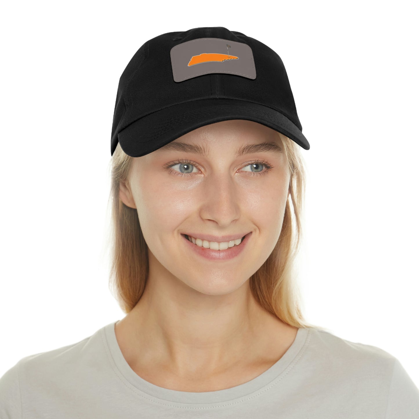 Rocky Top Hat with Leather Patch (Rectangle)