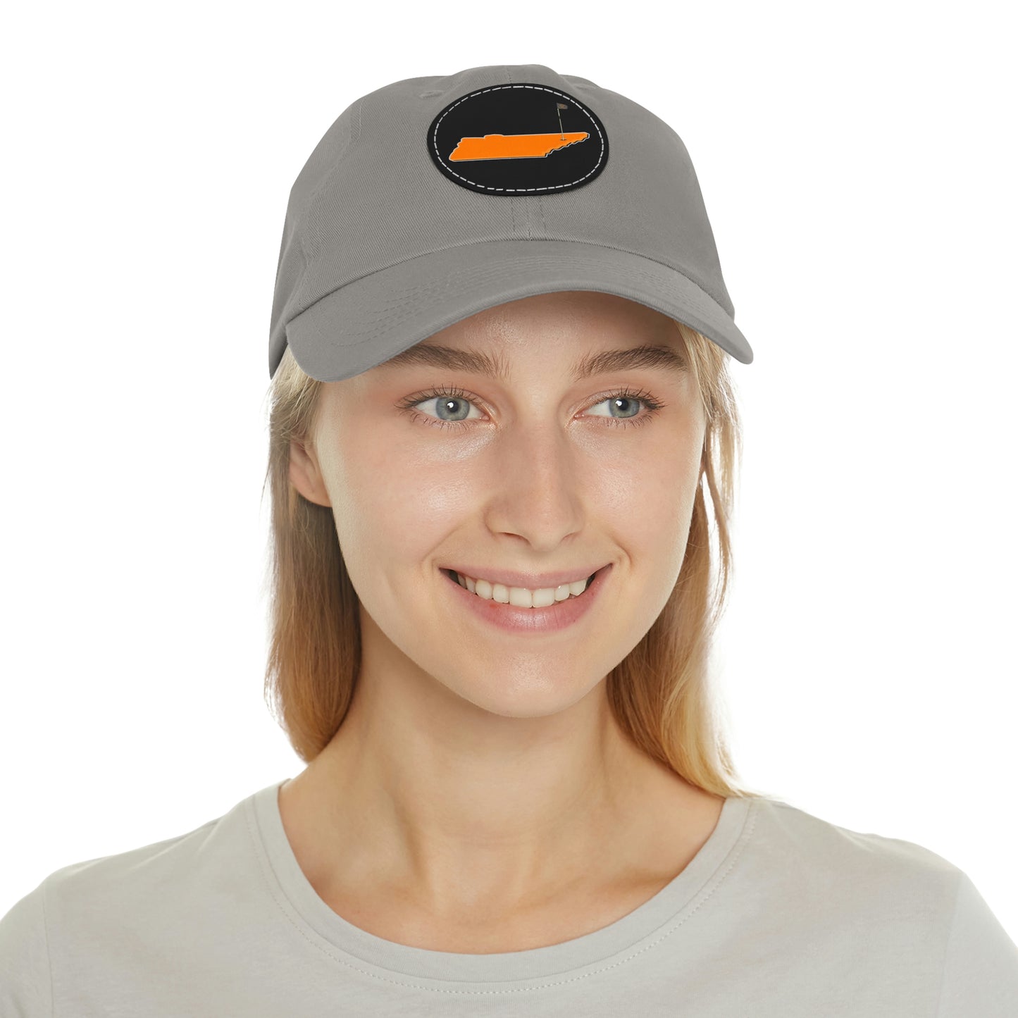 Rocky Top Hat with Leather Patch (Round)