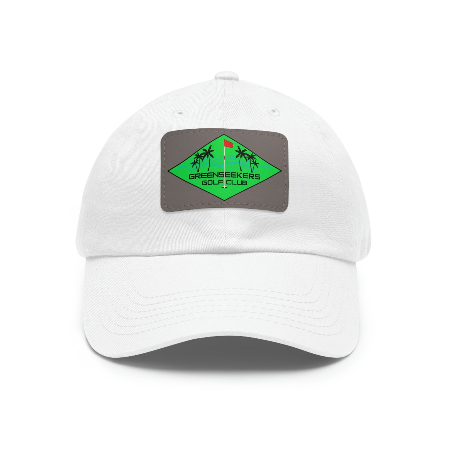 Greenseekers Beach Dad Hat with Leather Patch