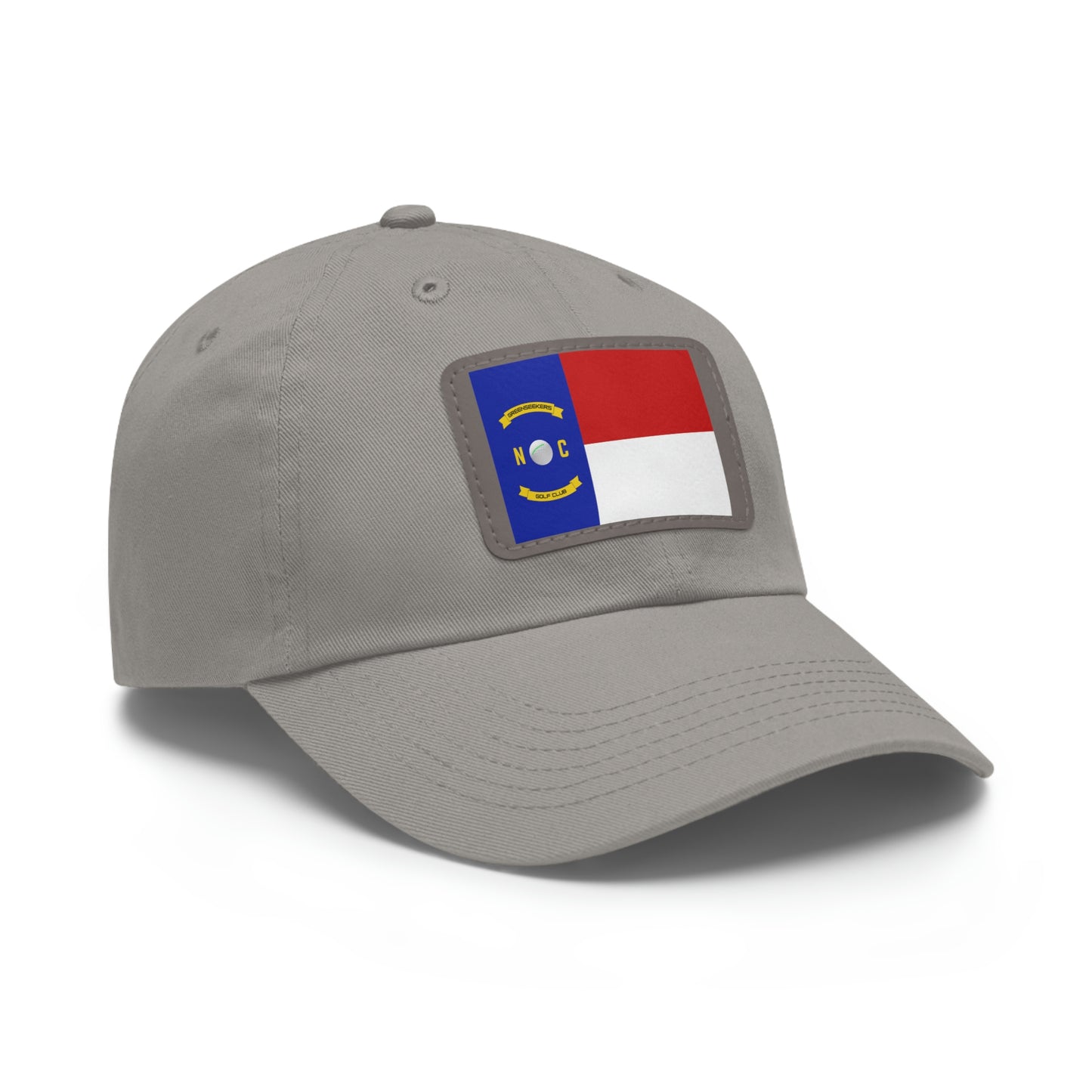 NC Flag Hat with Leather Patch