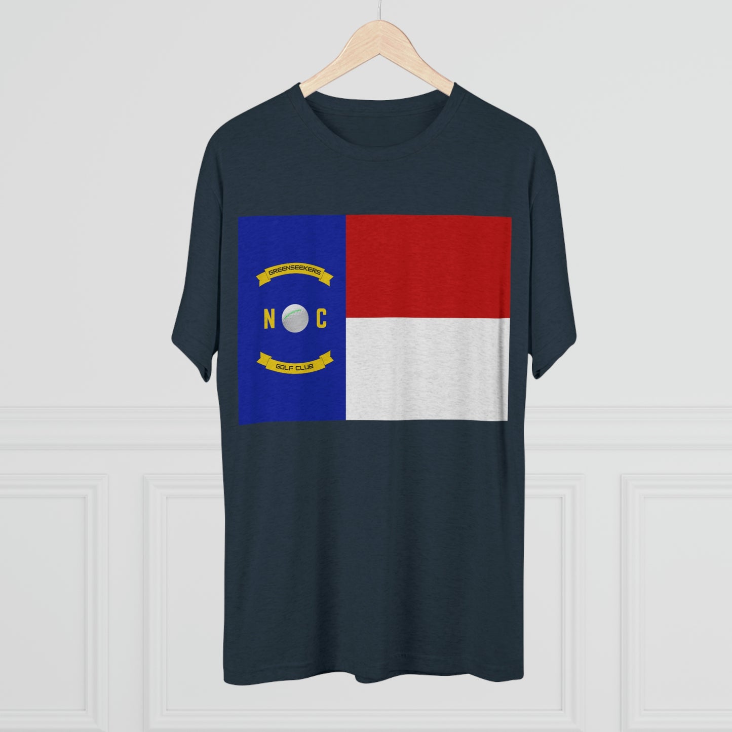 NC Flag Unisex Tri-Blend Crew Tee