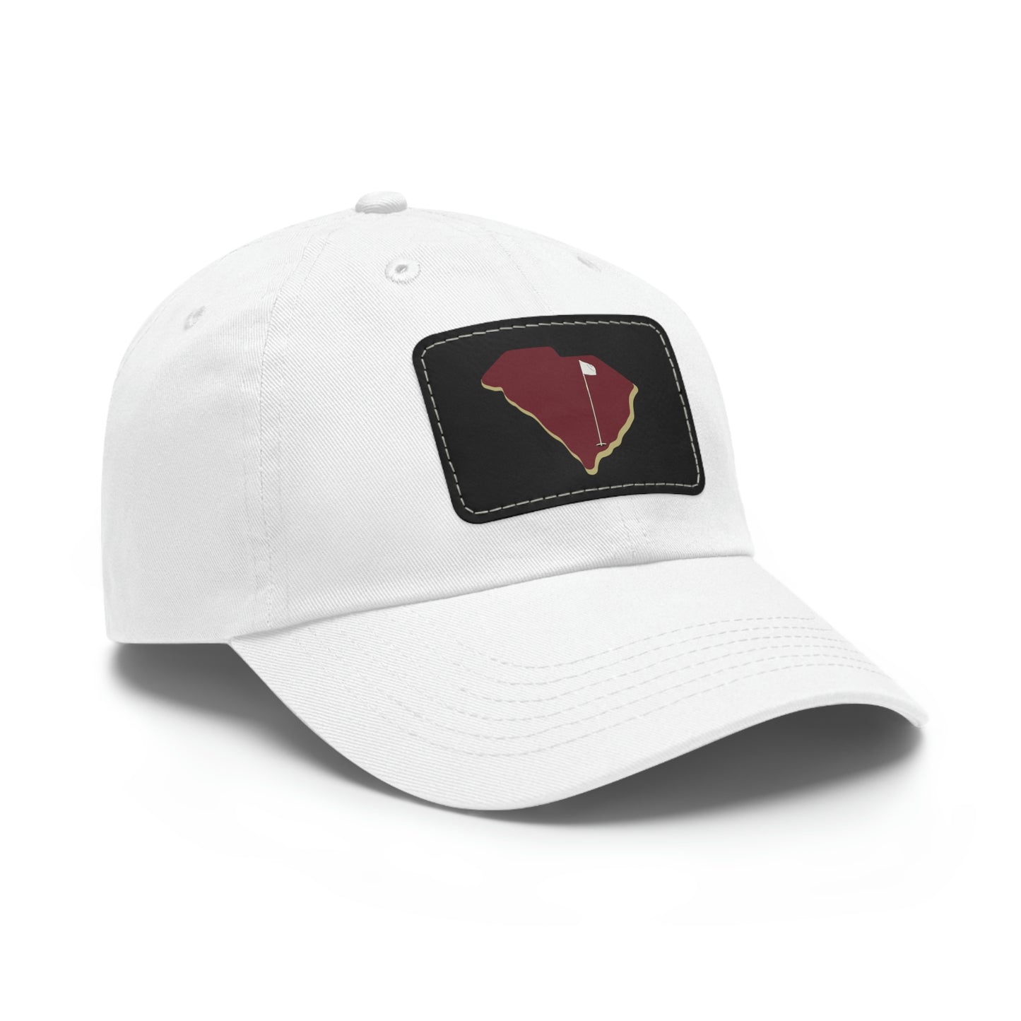 Cougs Dad Hat with Leather Patch