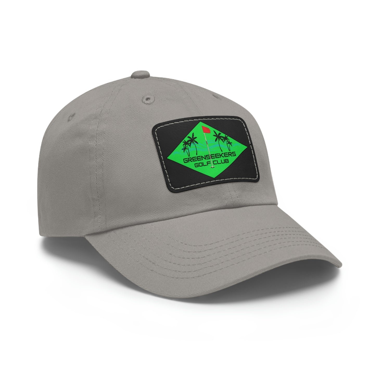 Greenseekers Beach Dad Hat with Leather Patch