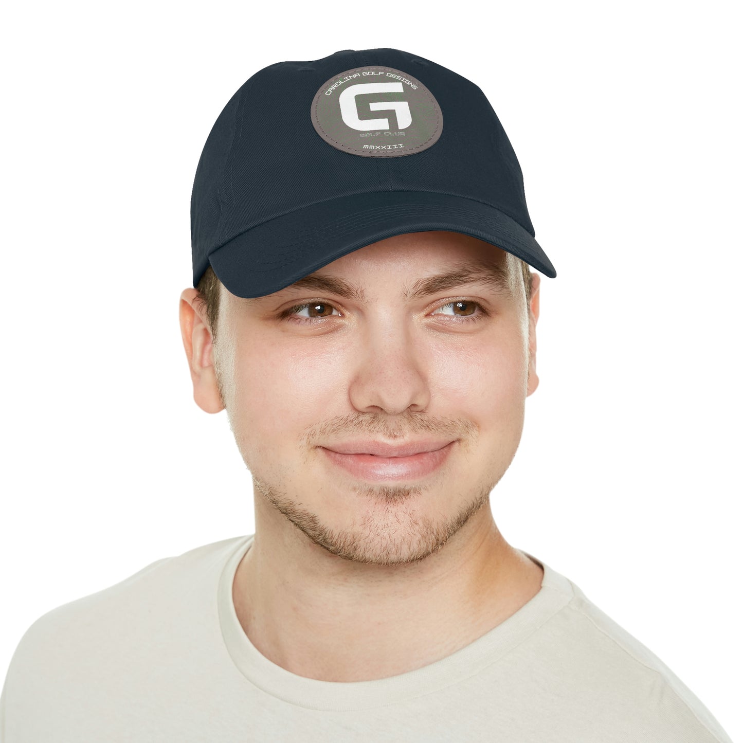 G Logo hat with Leather Patch (Round)