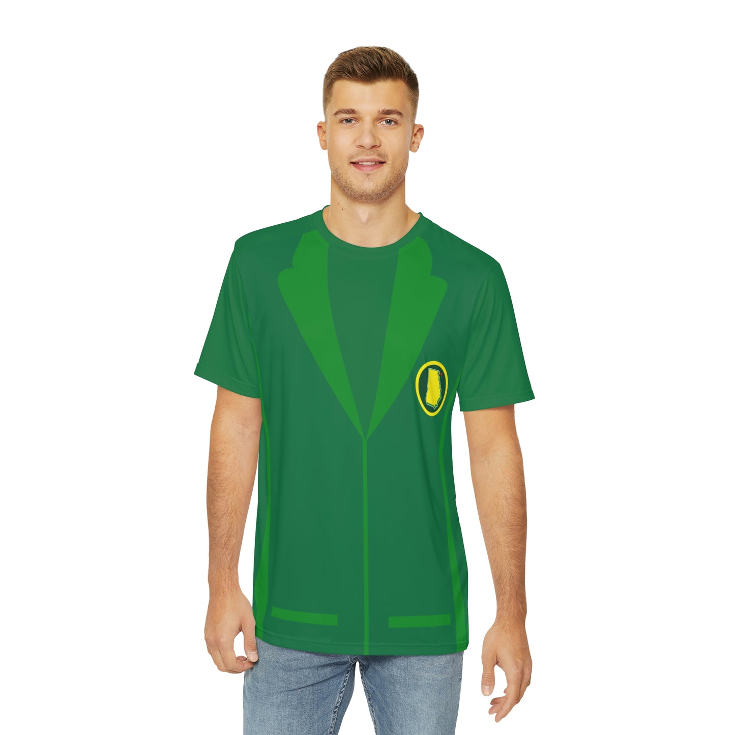 Azalea Green Jacket Polyester Tee (AOP)