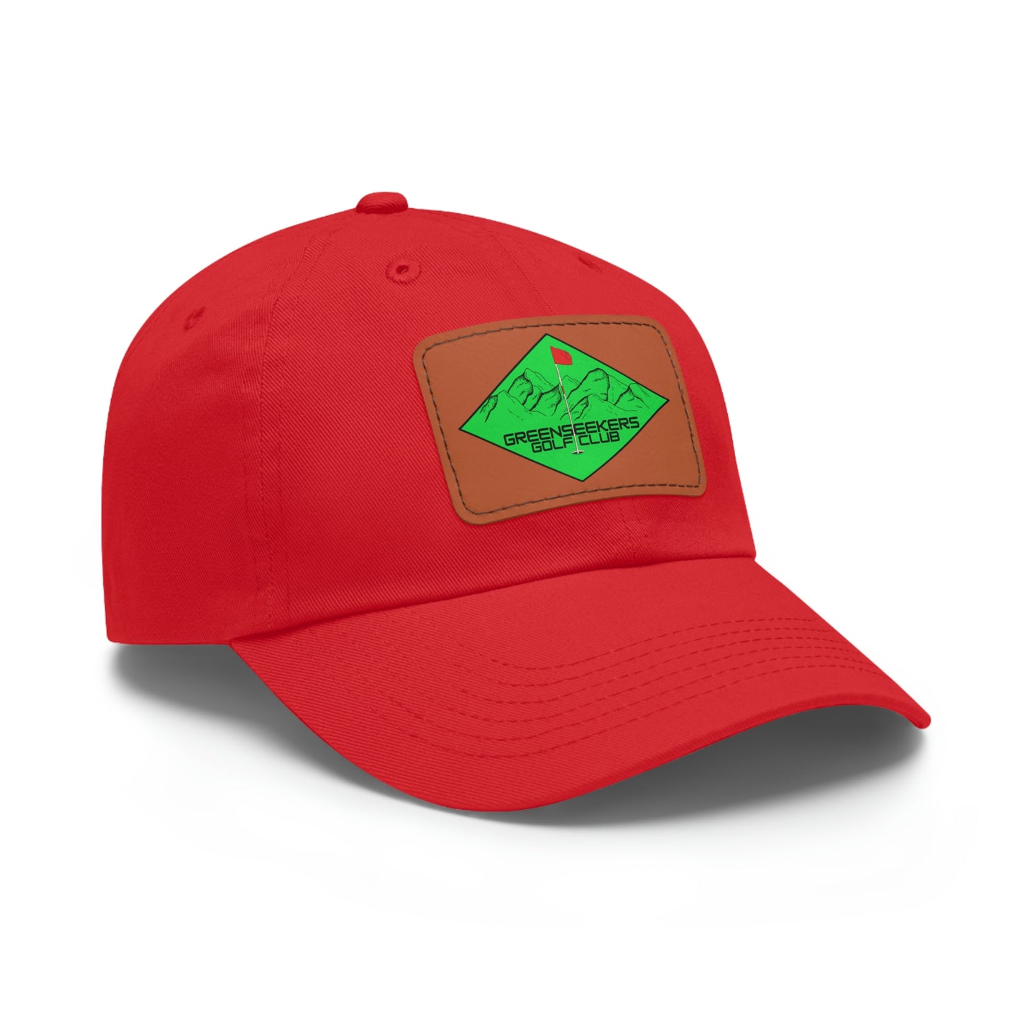 Greenseekers Mountain Dad Hat with Leather Patch