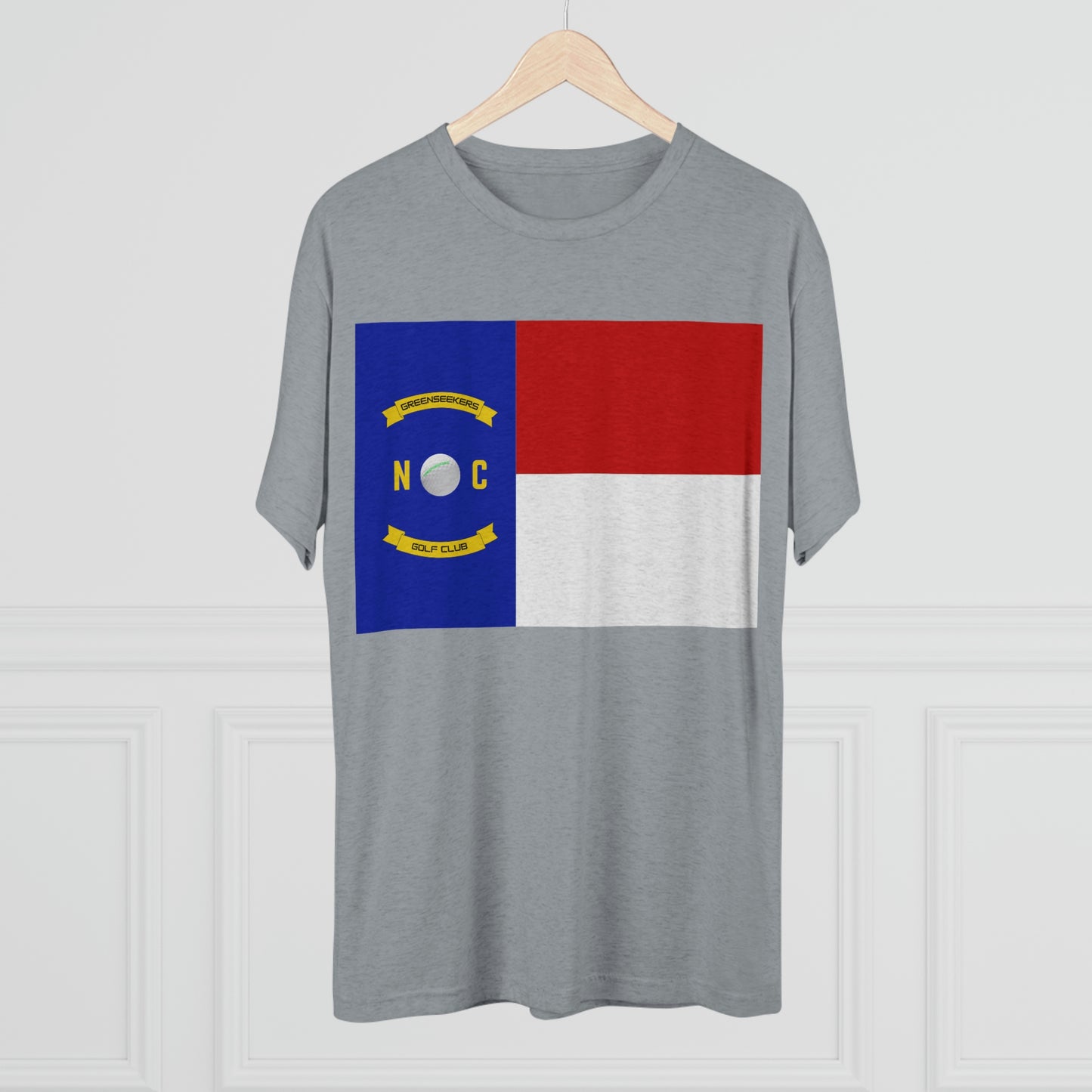 NC Flag Unisex Tri-Blend Crew Tee